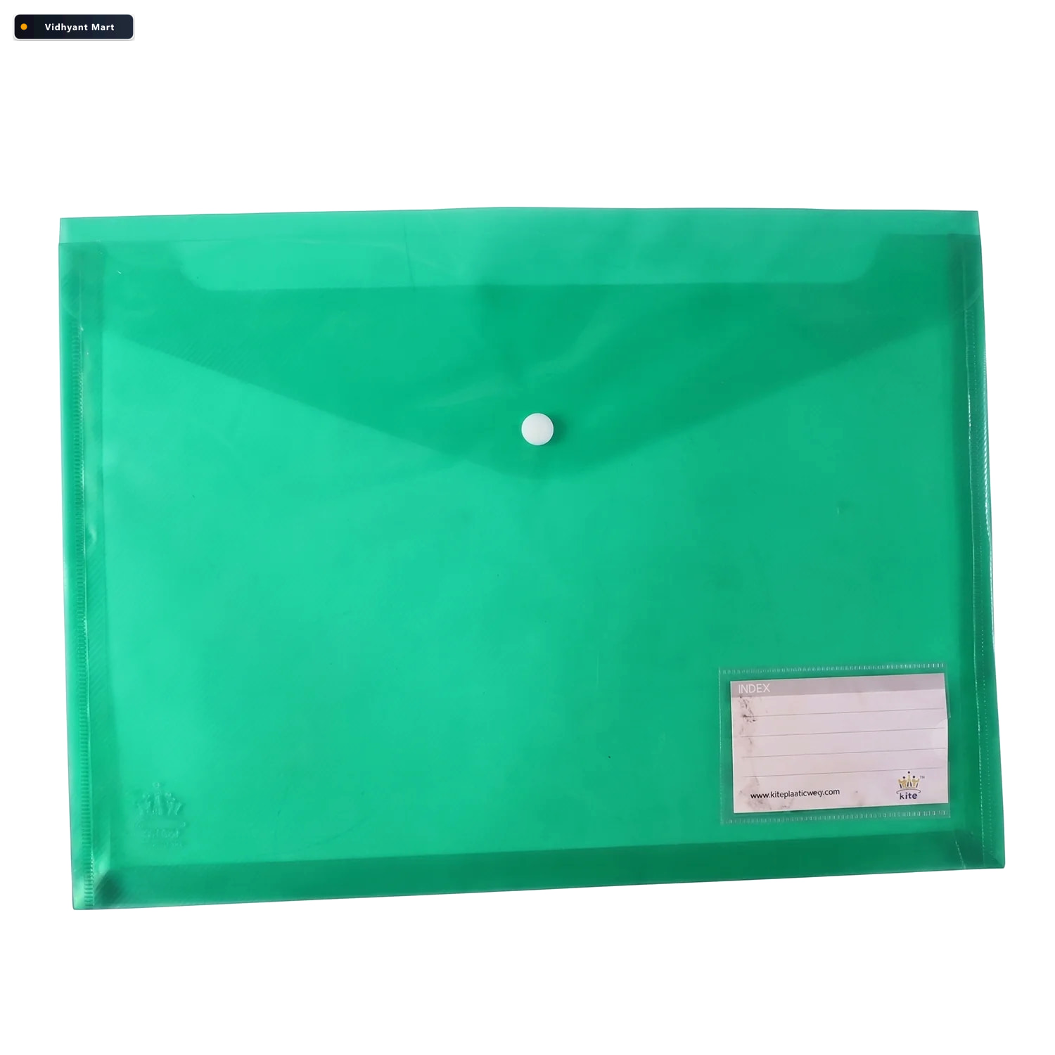 Vidhyant Mart A4 Plastic Document File Folder With Button Closur 4