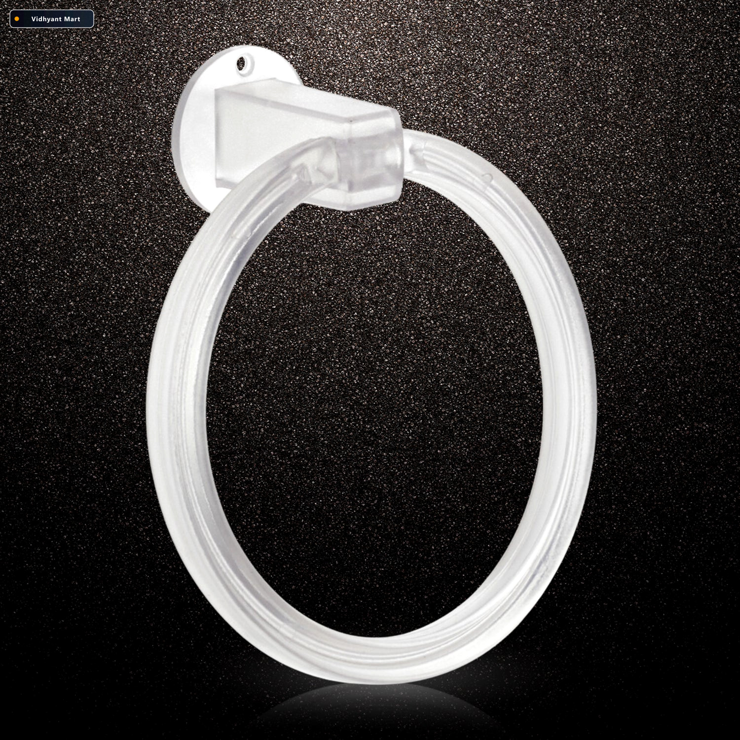 Vidhyant Mart Abs Towel Ring Unbreakable Wall Mounted Holder Bat 1