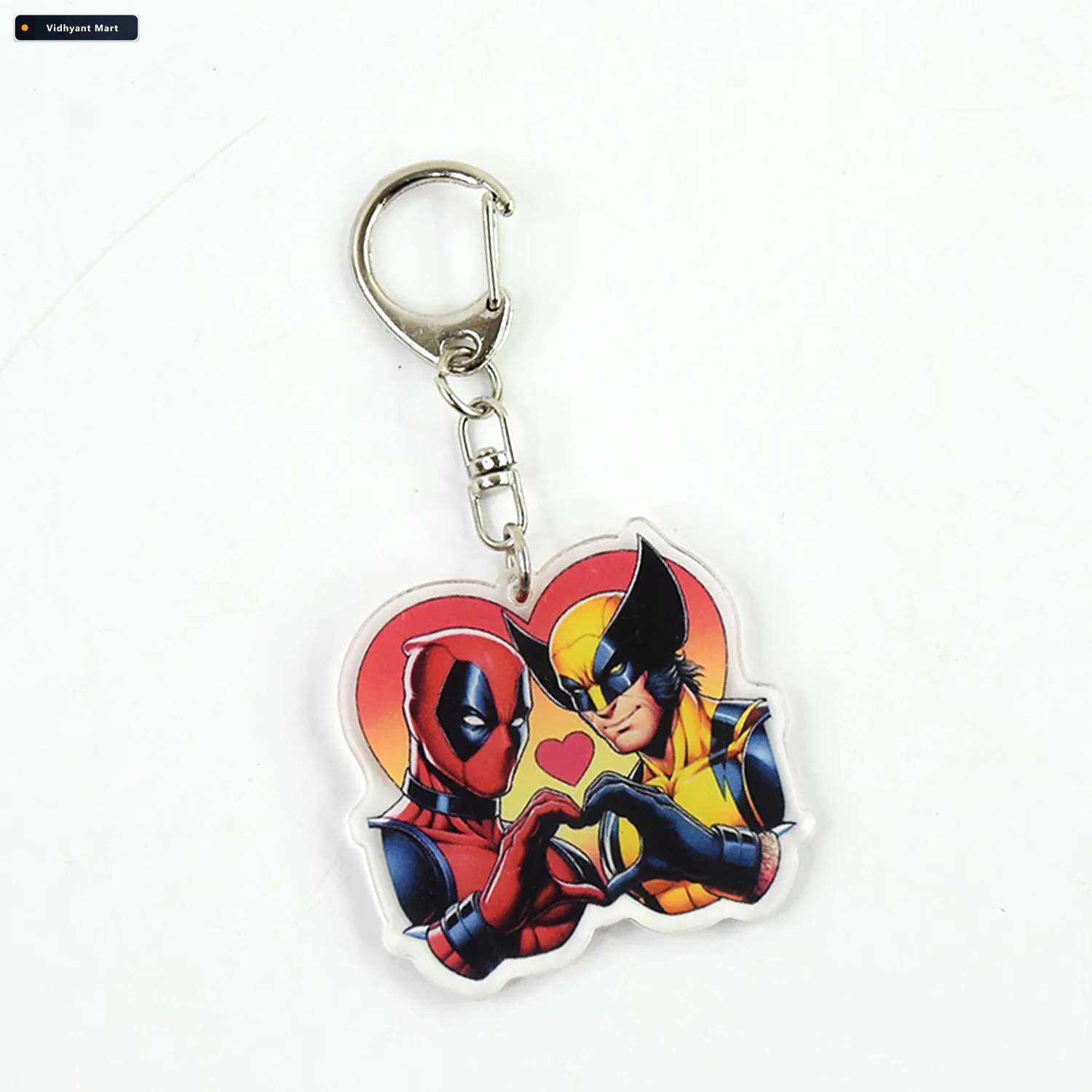 Vidhyant Mart Acrylic Cartoon Character Keychain Durable Metal C 4
