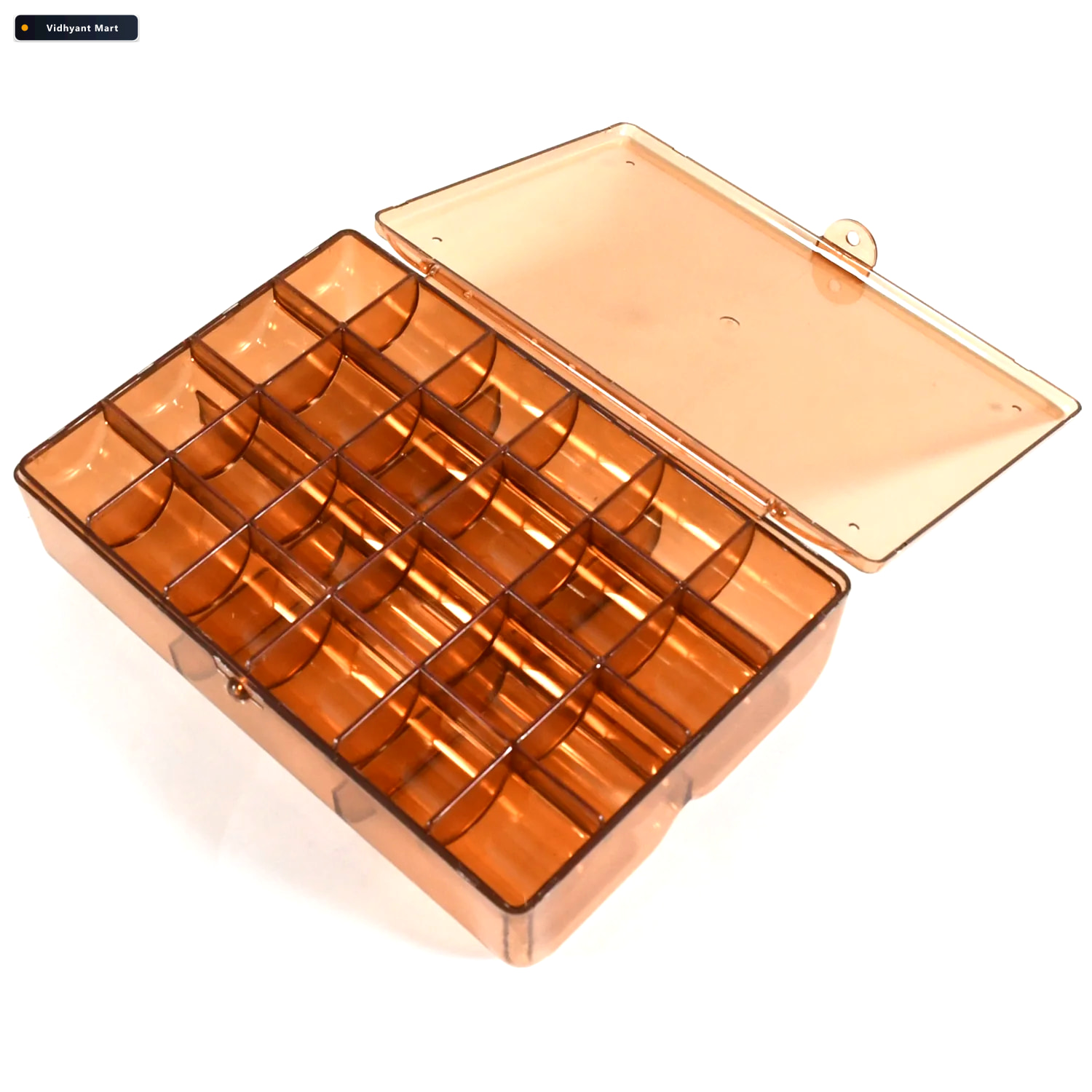 Vidhyant Mart Acrylic Jewelry Box 30 Compartment Dustproof Organ 3