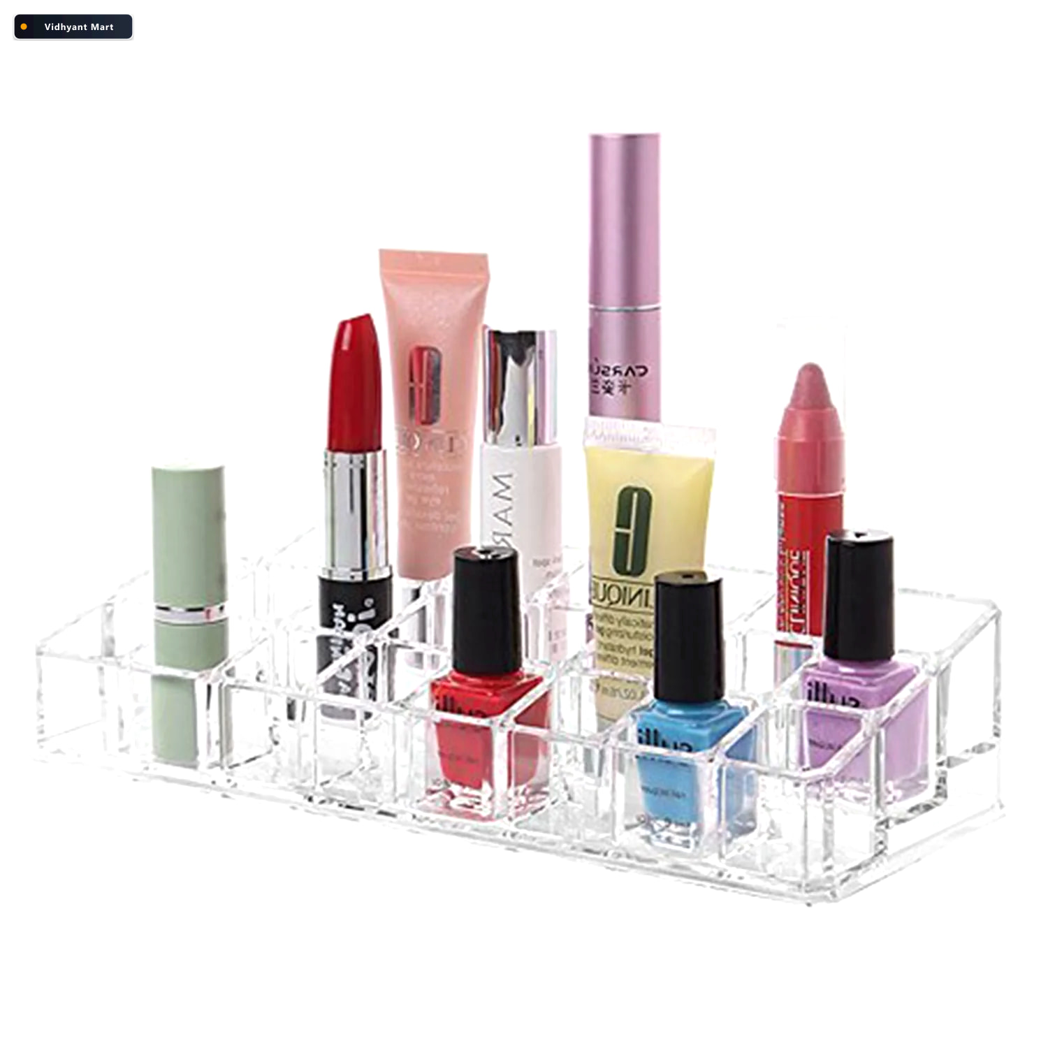 Vidhyant Mart Acrylic Lipstick Holder 24 Section Cosmetic Organi 2