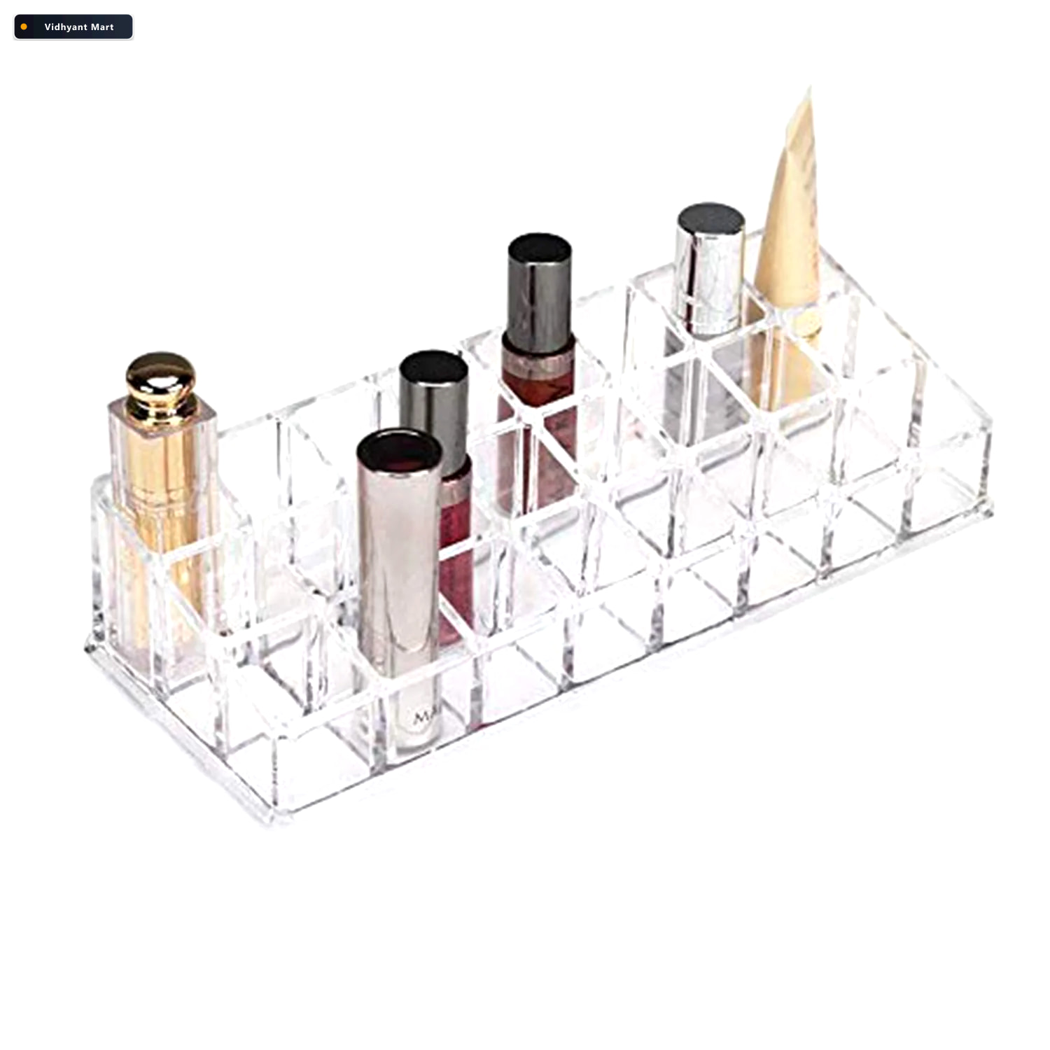 Vidhyant Mart Acrylic Lipstick Holder 24 Section Cosmetic Organi 3