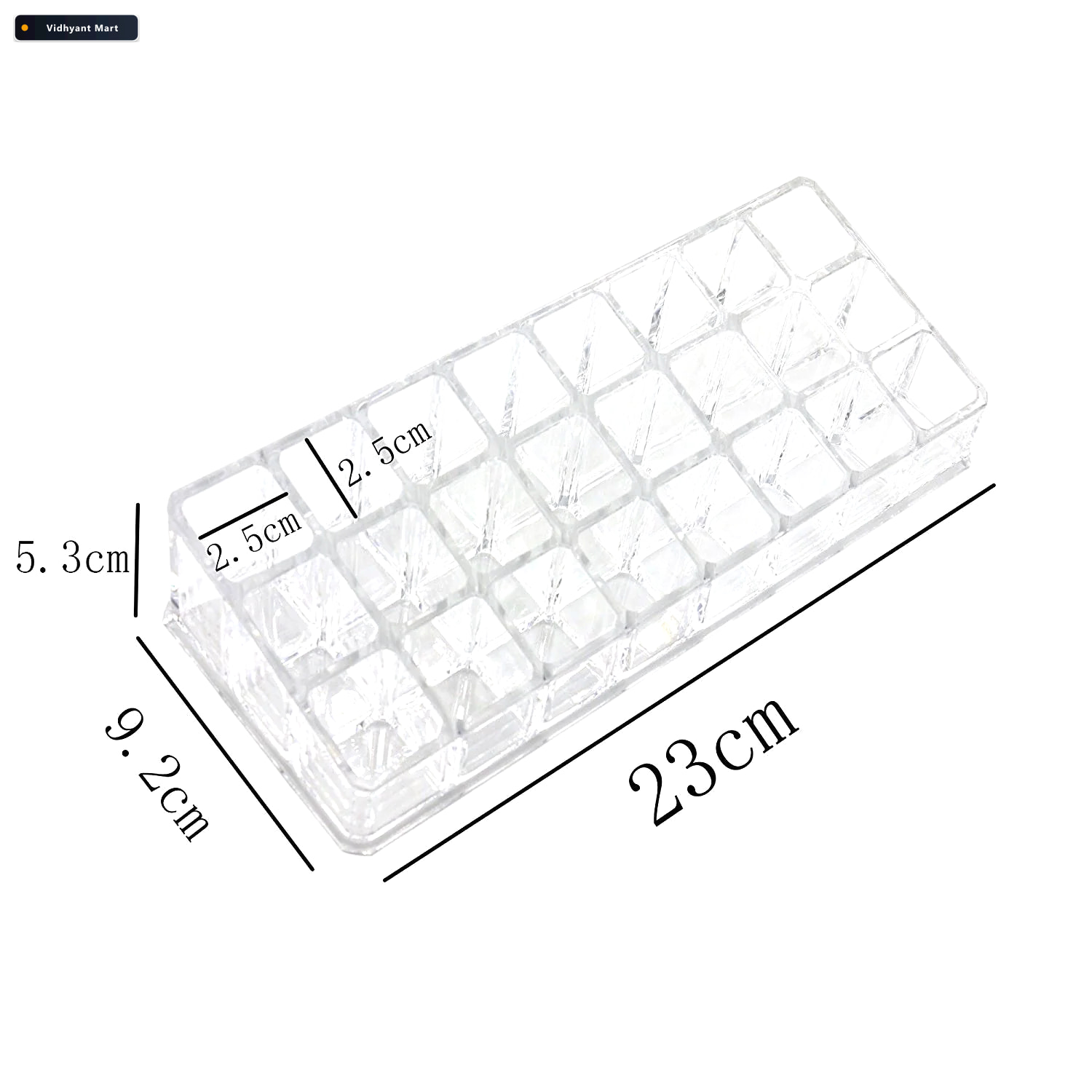 Vidhyant Mart Acrylic Lipstick Holder 24 Section Cosmetic Organi 4