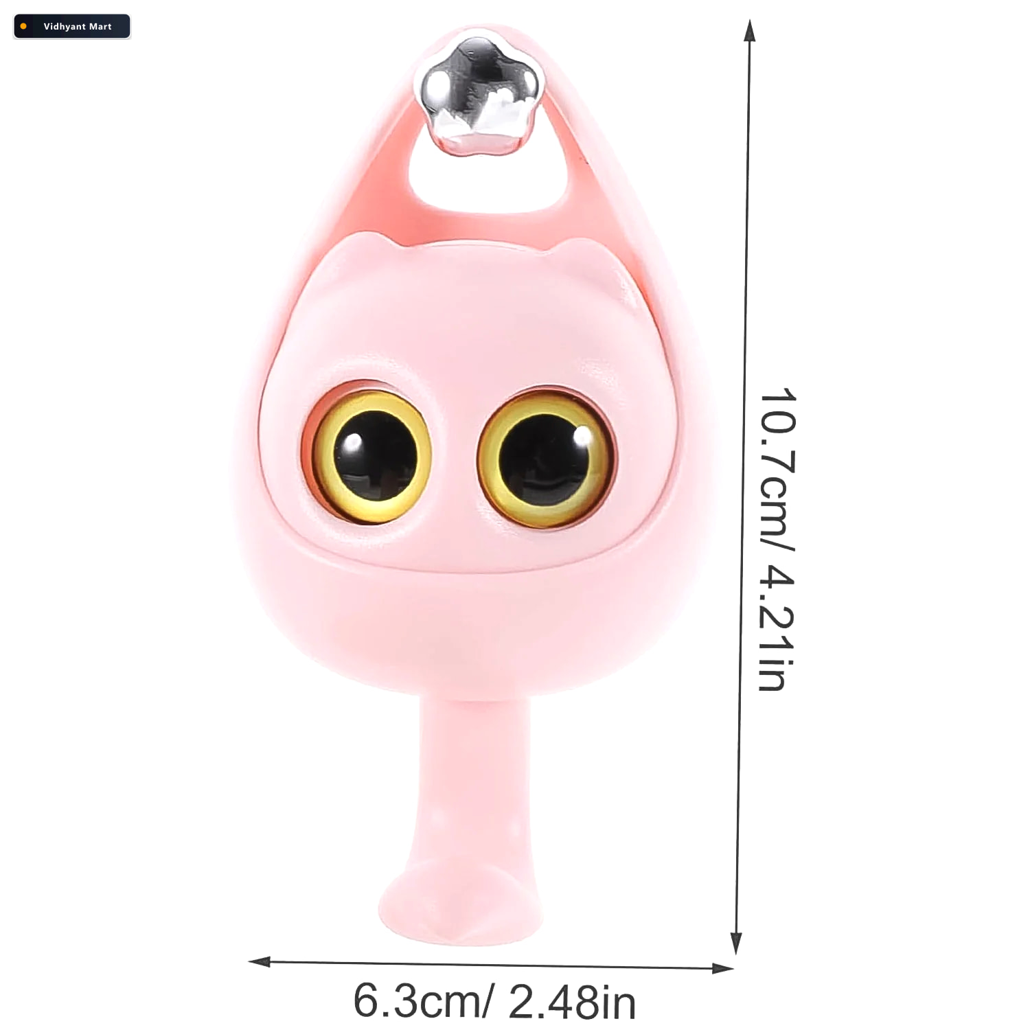 Vidhyant Mart Adhesive Coat Hook Cute Wink Cat Design No Drill I 2