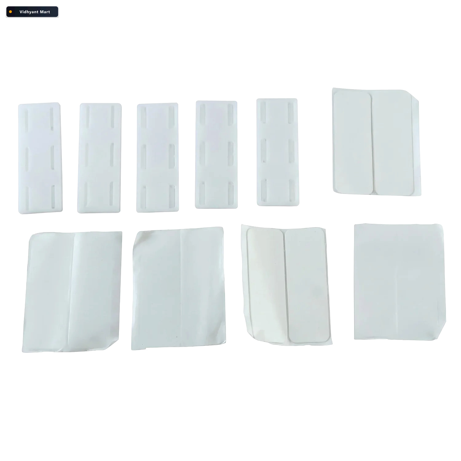 Vidhyant Mart Adhesive Plastic Power Strip Holder Retainer Clips 4