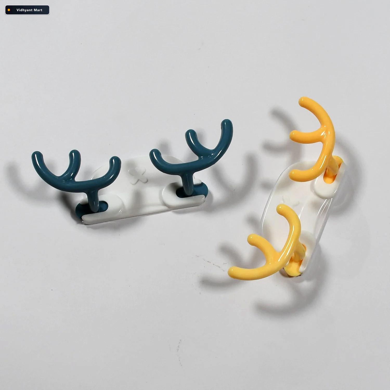 Vidhyant Mart Adhesive Wall Hooks Heavy Duty No Drill Pack Of 4 5