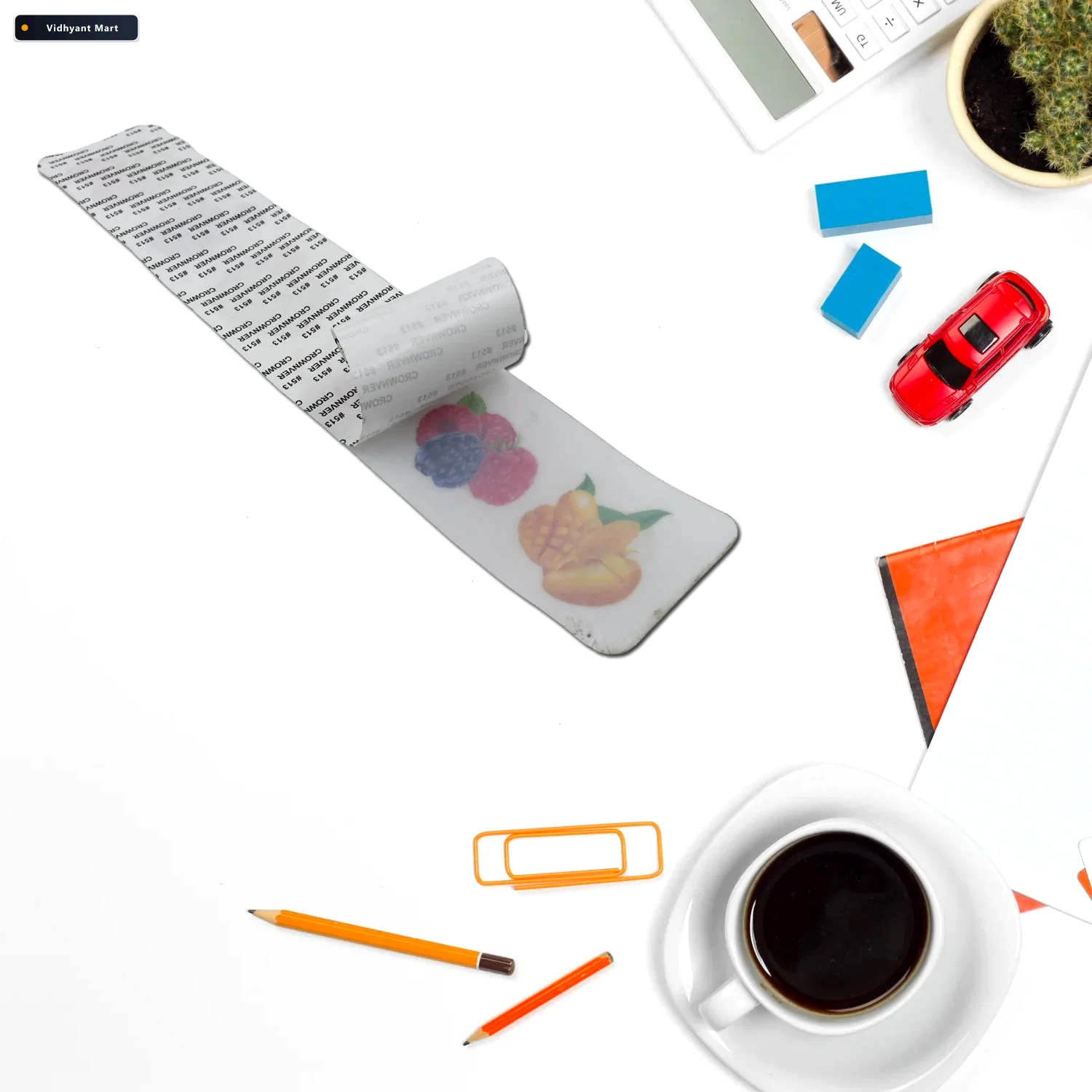 Vidhyant Mart Adhesive Wall Hooks Strong Transparent Multiuse 6 2