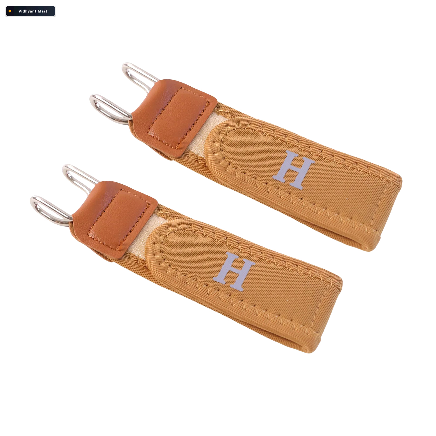 Vidhyant Mart Adjustable Buckleless Elastic Waist Belt Hooks For 4