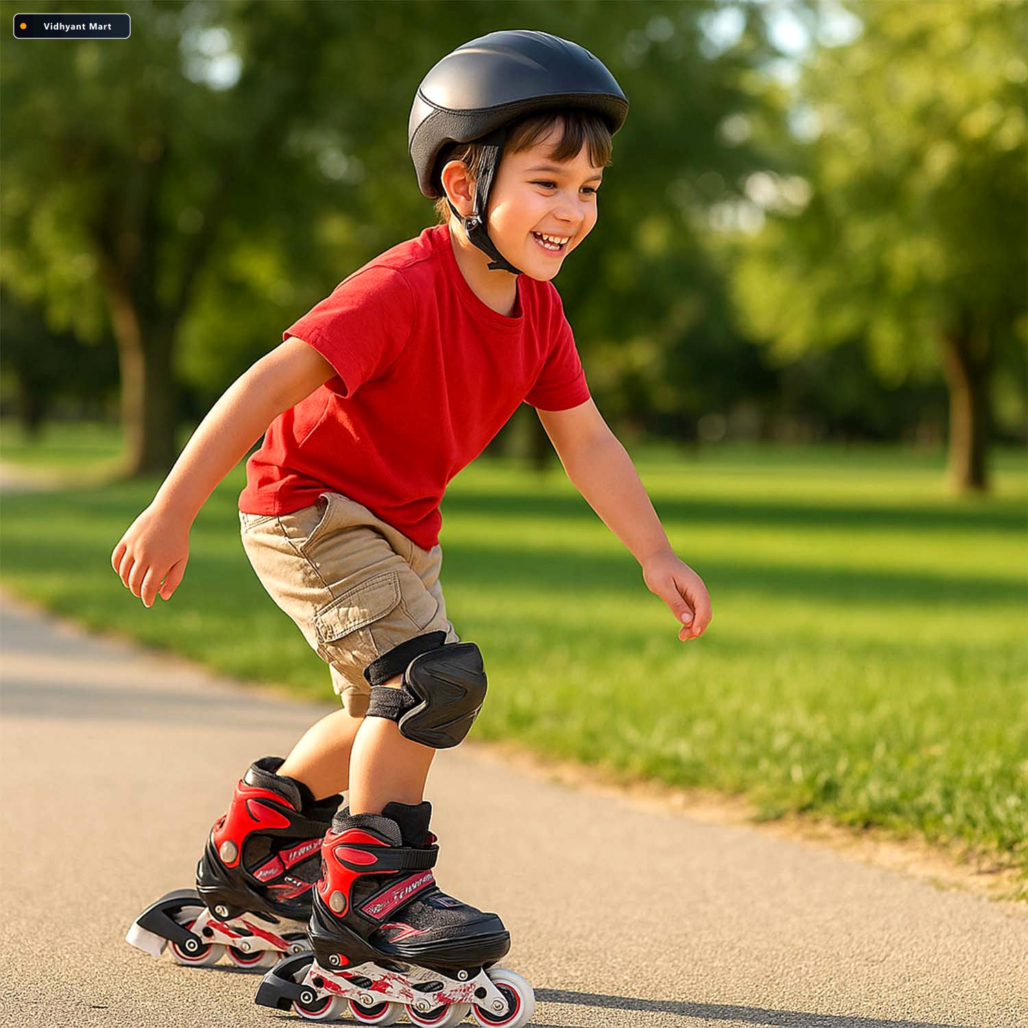 Vidhyant Mart Adjustable Inline Skates Medium Size With Aluminum 2