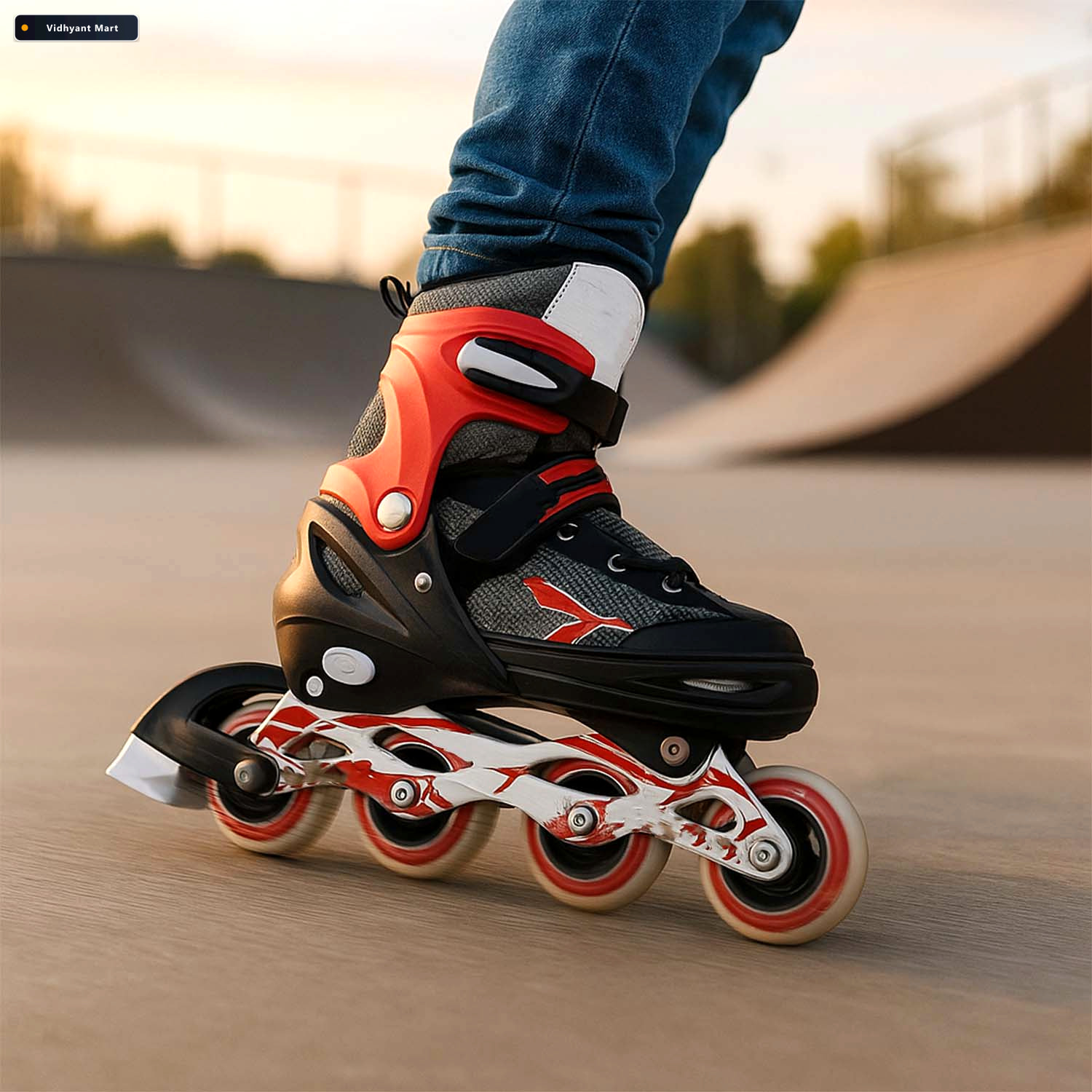 Vidhyant Mart Adjustable Inline Skates Xl Durable Comfortable Fi 2