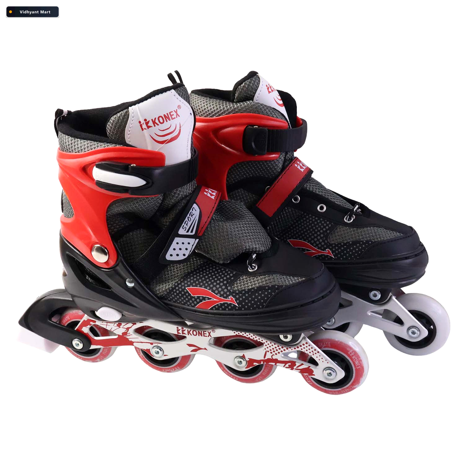 Vidhyant Mart Adjustable Inline Skates Xl Durable Comfortable Fi 4