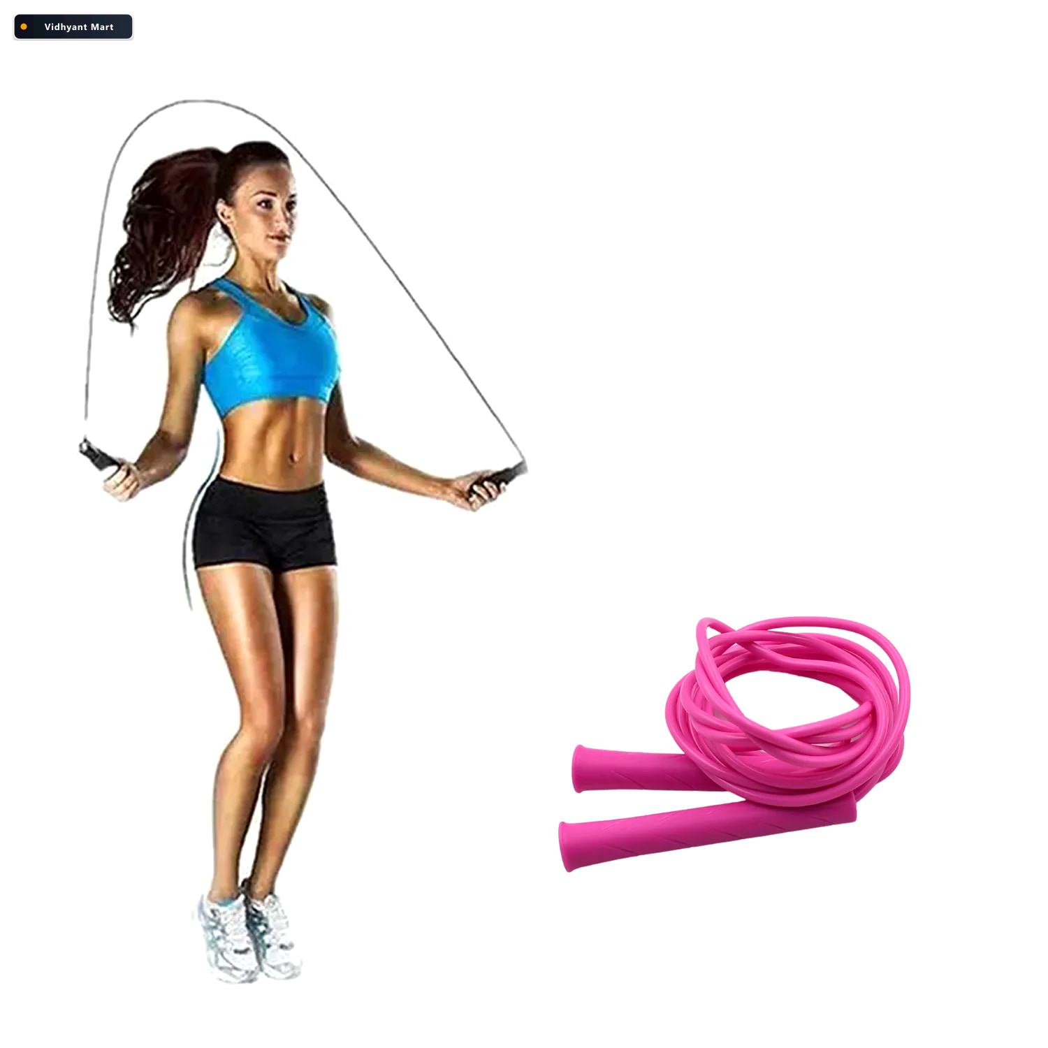 Vidhyant Mart Adjustable Jump Rope High Speed Fitness Crossfit F 2