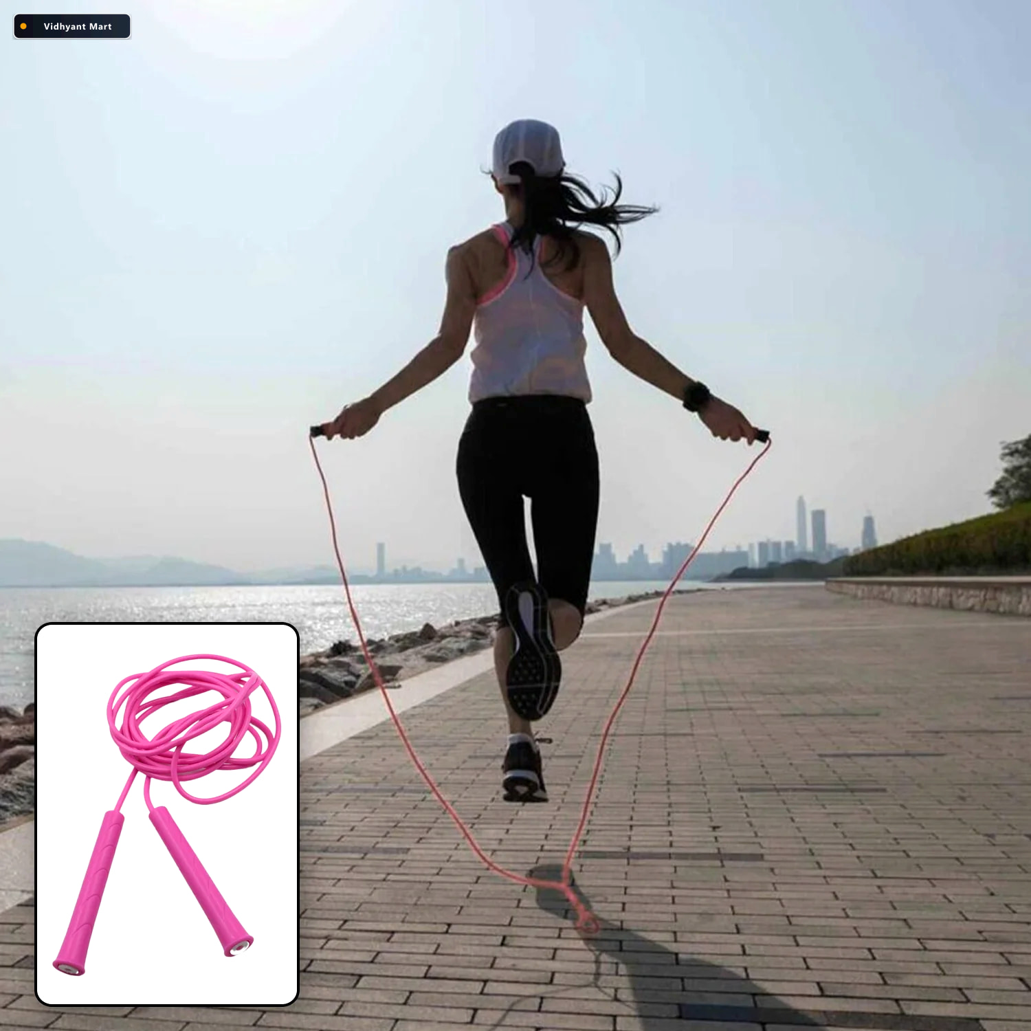 Vidhyant Mart Adjustable Jump Rope High Speed Fitness Crossfit F 4