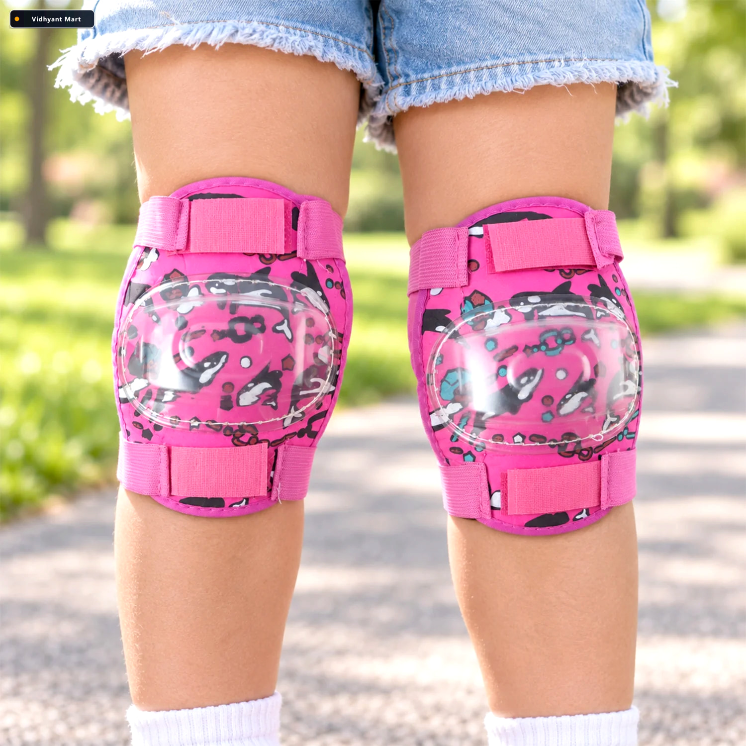 Vidhyant Mart Adjustable Kids Knee Protection Pads For Cycling S 2