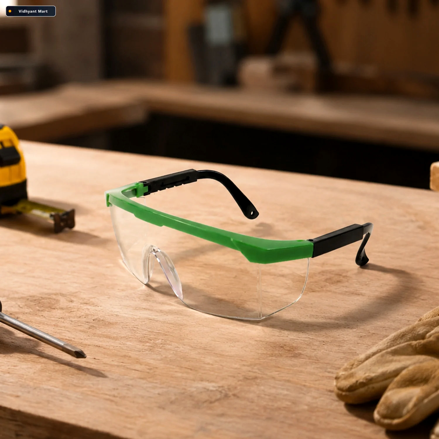 Vidhyant Mart Adjustable Safety Goggles Impact Resistant Polycar 3