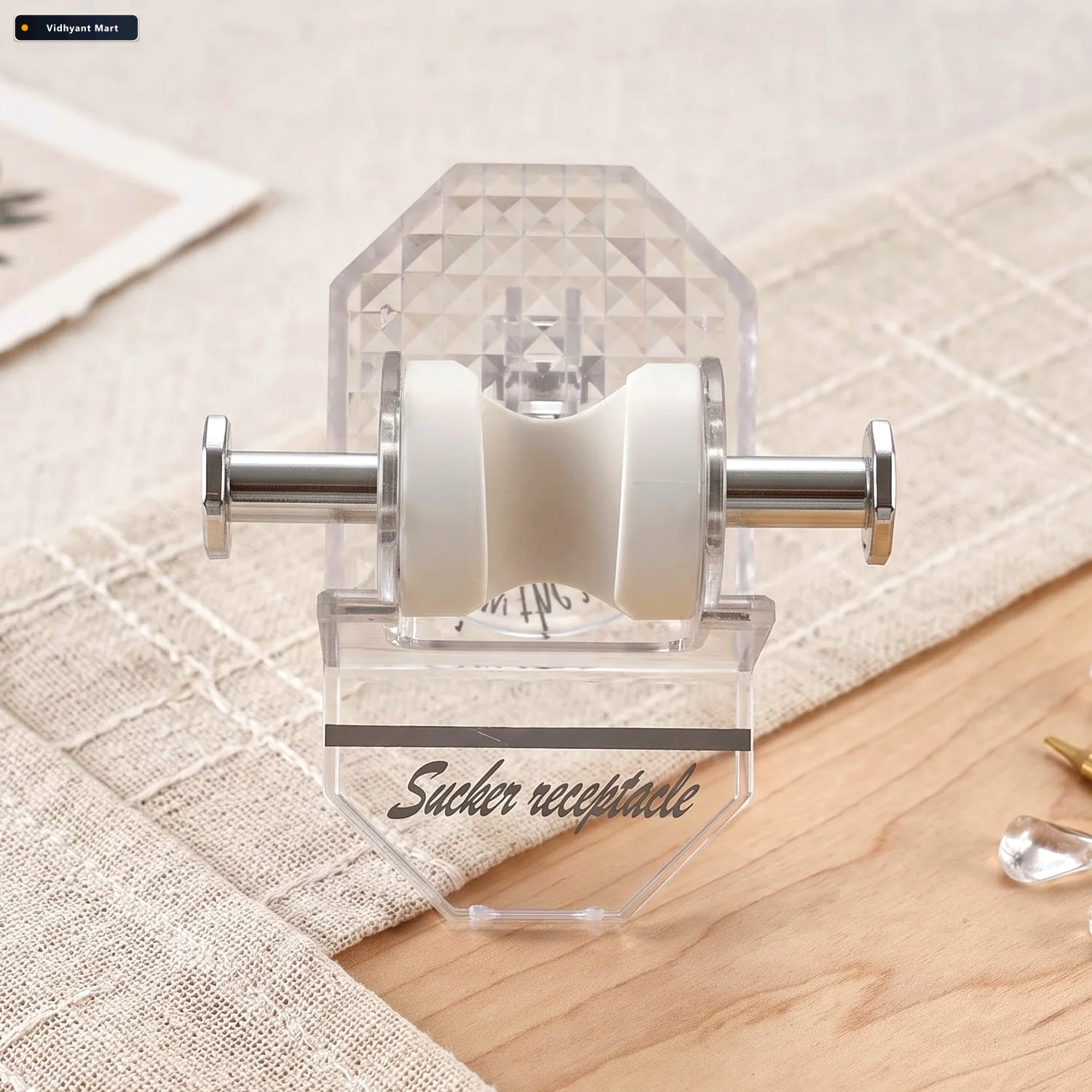 Vidhyant Mart Adjustable Suction Cup Shower Head Holder For Bath 3