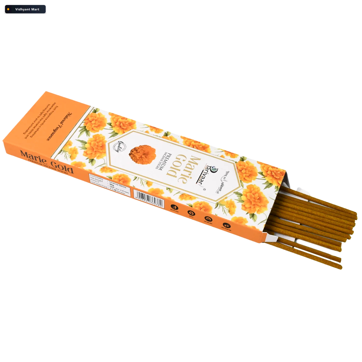 Vidhyant Mart Agarbatti Sticks Mixed Floral Fragrance 90 Gm Deod 5