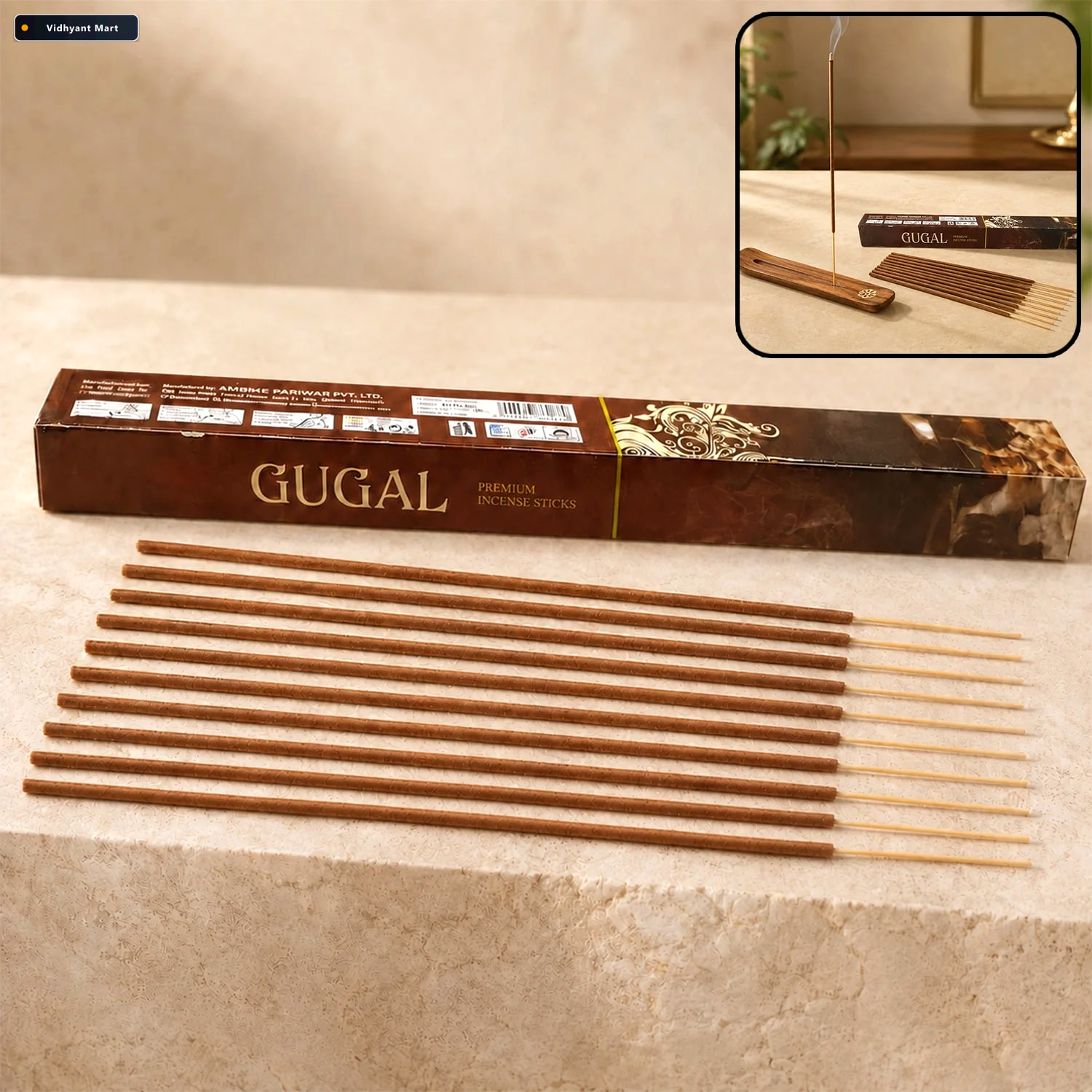 Vidhyant Mart Agarbatti Sticks Premium Mixed Flavours For Pooja 1