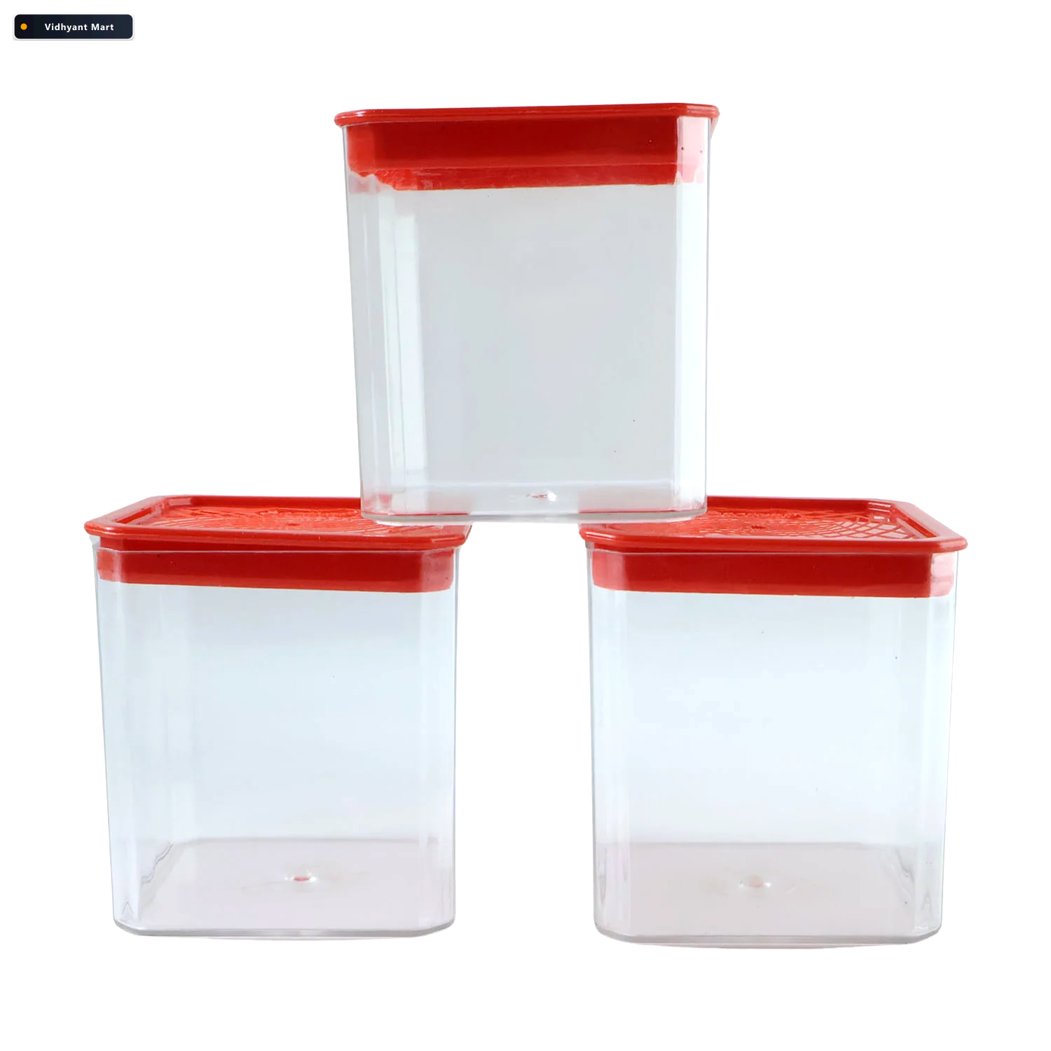 Vidhyant Mart Airtight Food Storage Container Set 3 Pieces 350 M 4