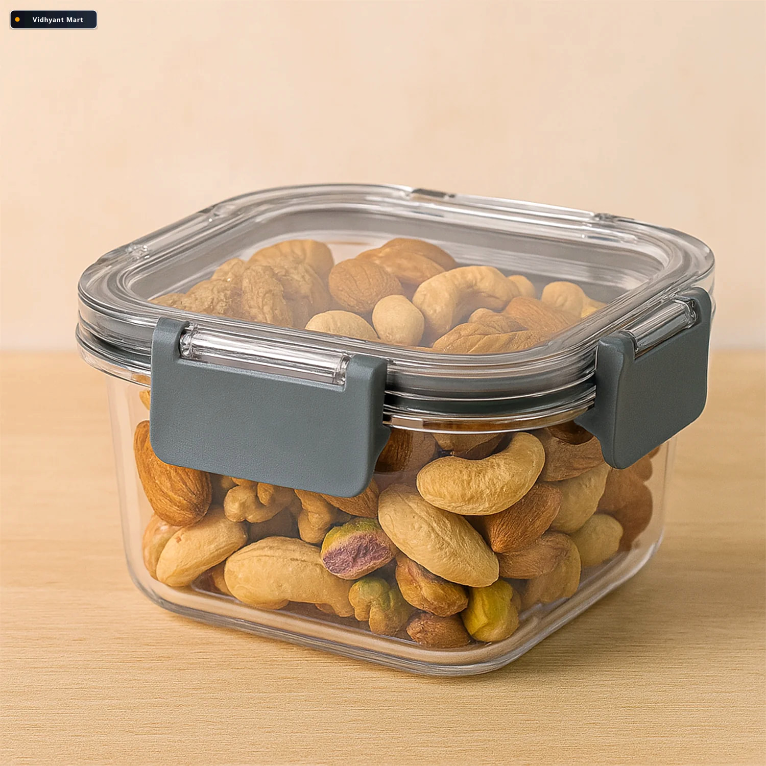 Vidhyant Mart Airtight Food Storage Containers 2pc 540ml Press N 3