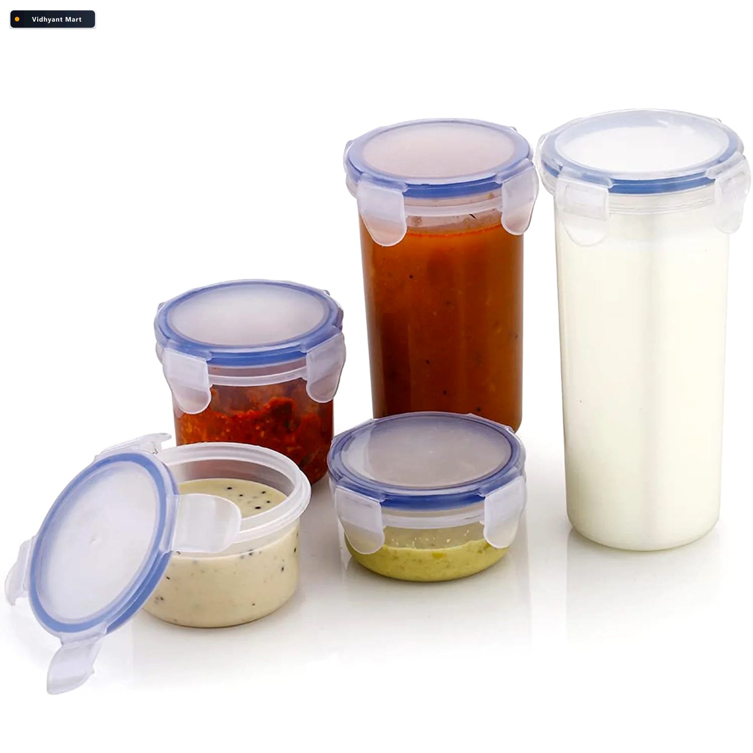 Vidhyant Mart Airtight Food Storage Containers Leak Proof Set Or 1