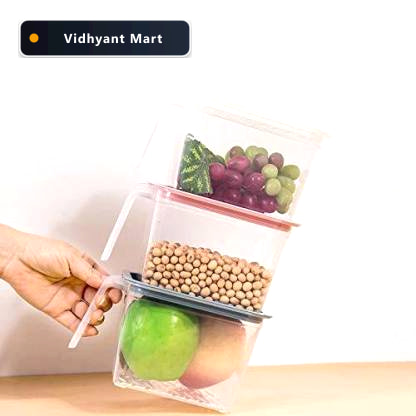 Vidhyant Mart Airtight Kitchen Storage Containers 1000ml Set Of 2