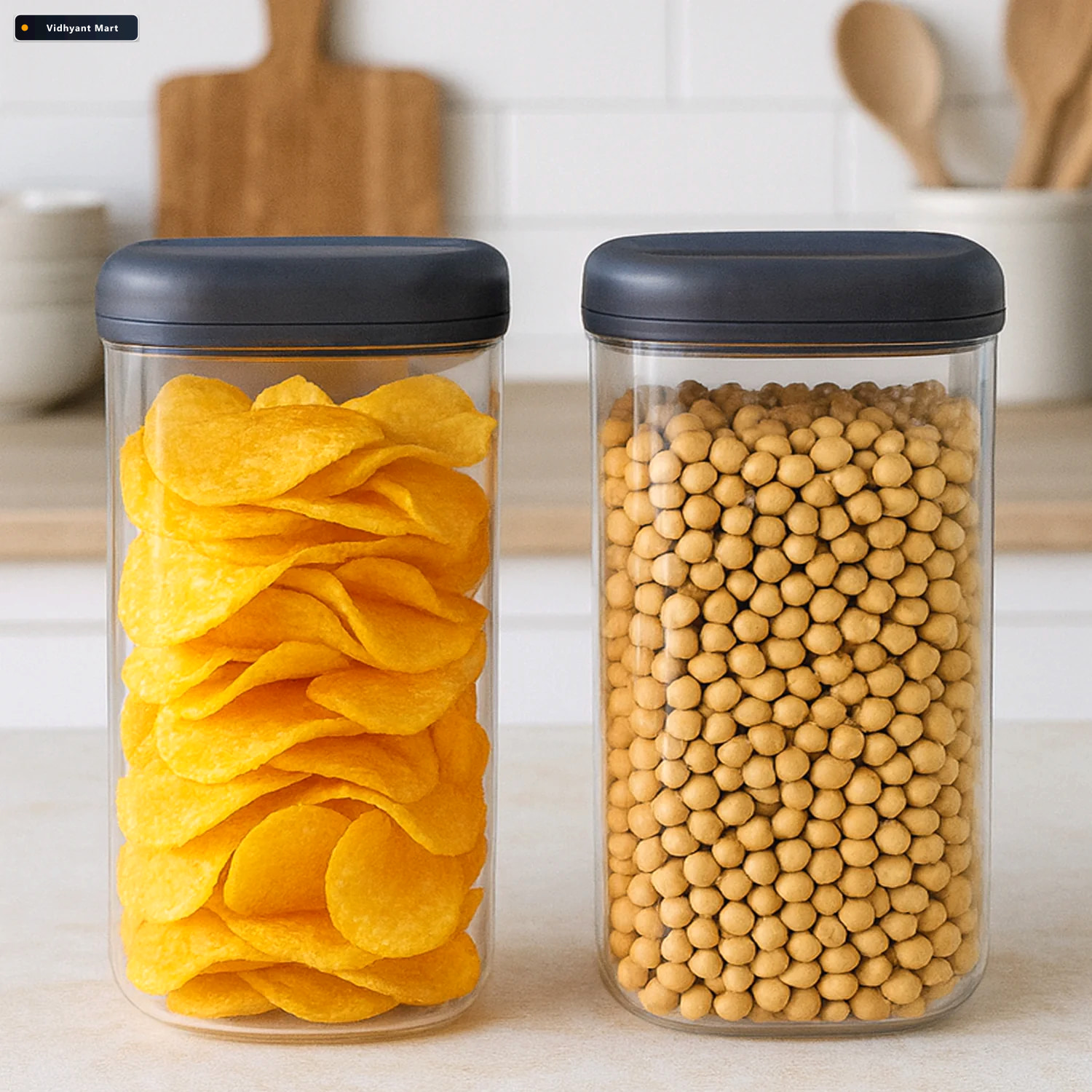 Vidhyant Mart Airtight Kitchen Storage Containers 2 Pc Set 1500 1