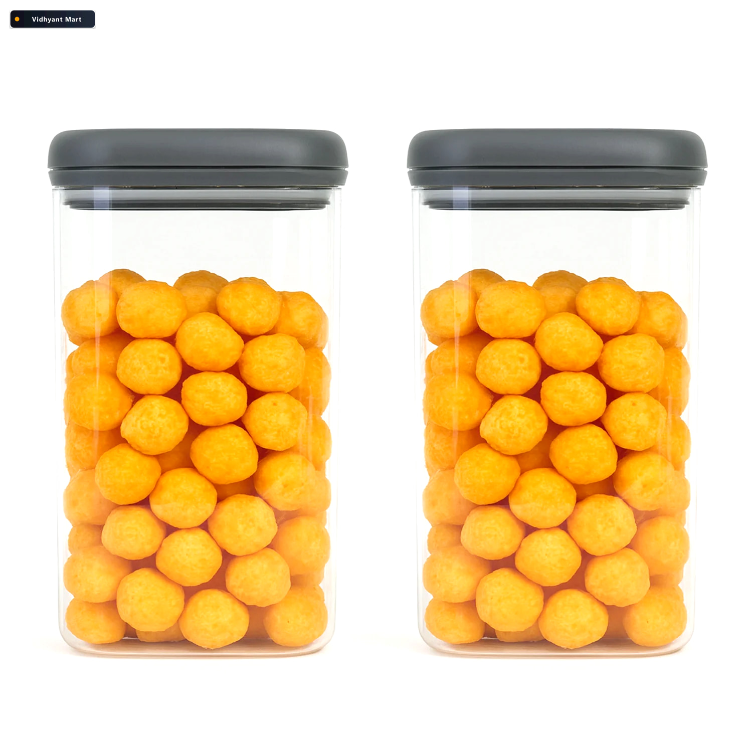 Vidhyant Mart Airtight Kitchen Storage Containers 2 Pc Set 1500 4