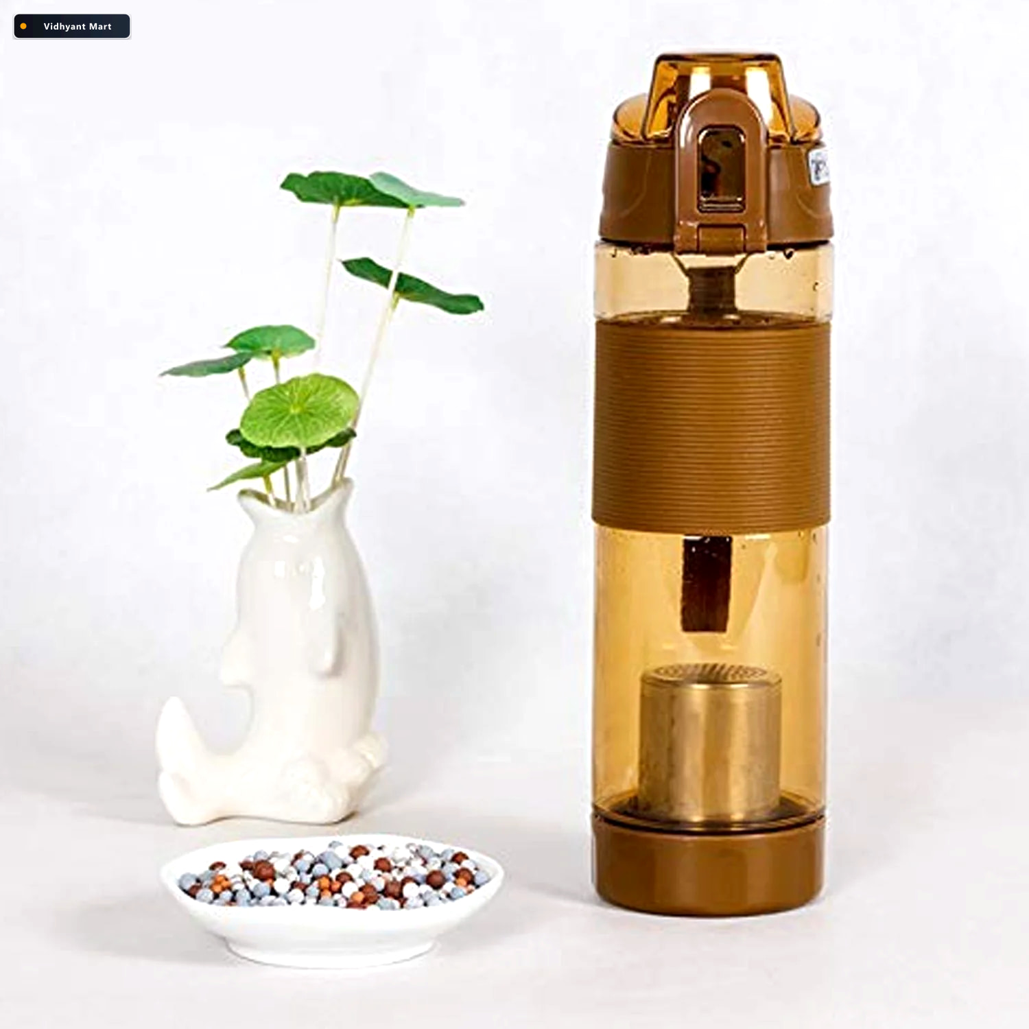 Vidhyant Mart Alkaline Water Bottle Food Grade Plastic Portable 1