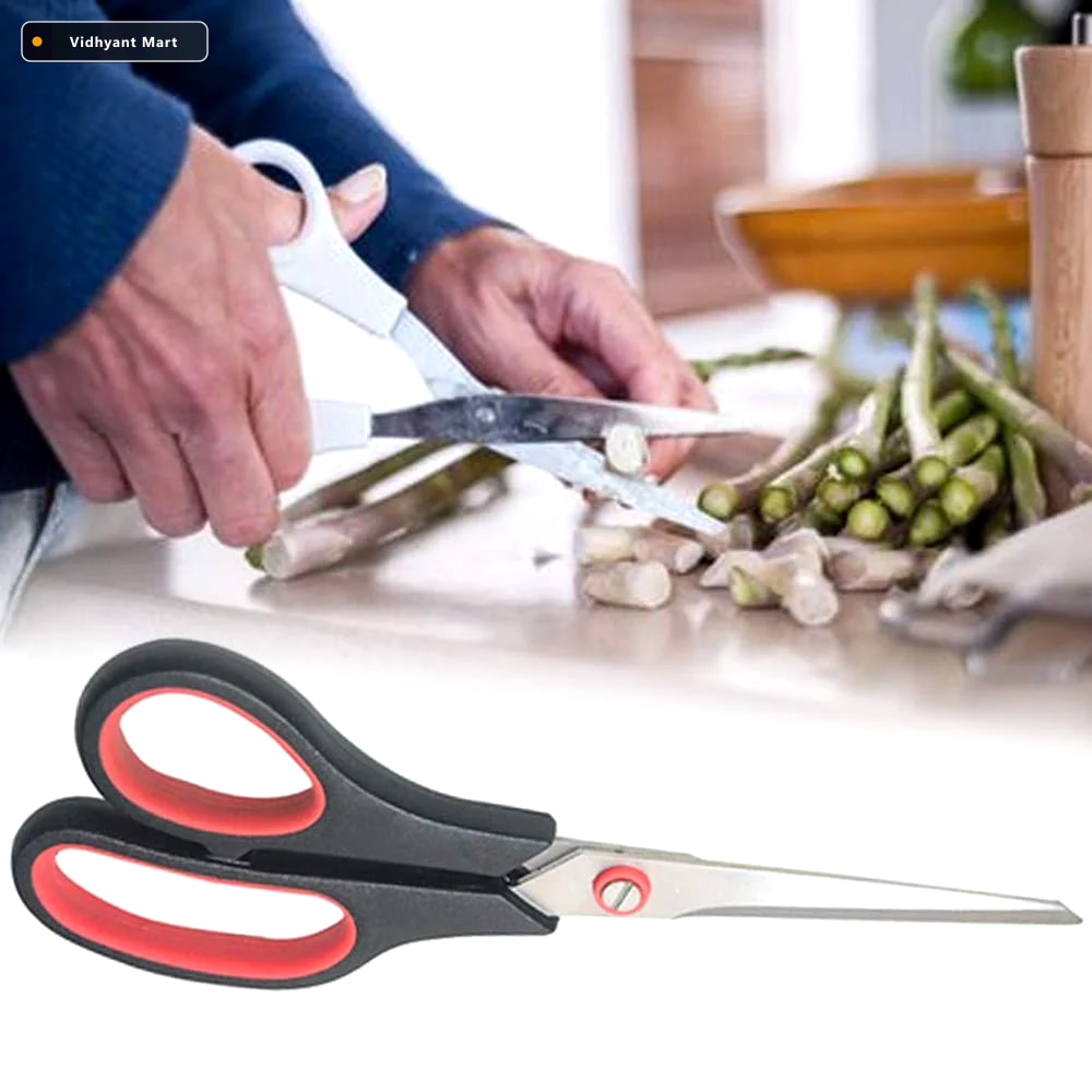 Vidhyant Mart All Purpose Scissor Set Stainless Steel 2 Pc Quick 1