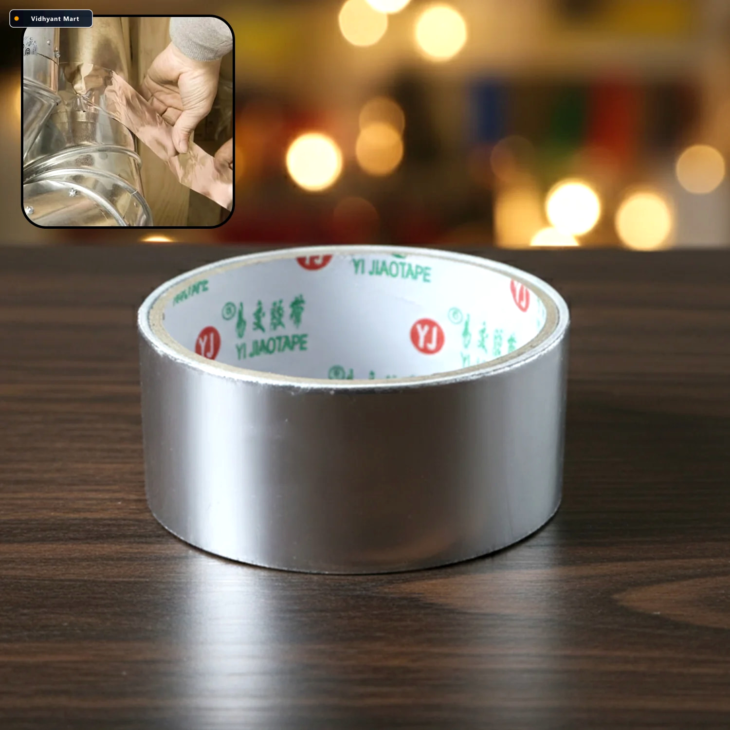 Vidhyant Mart Aluminium Foil Adhesive Tape Heavy Duty Seal Repai 2