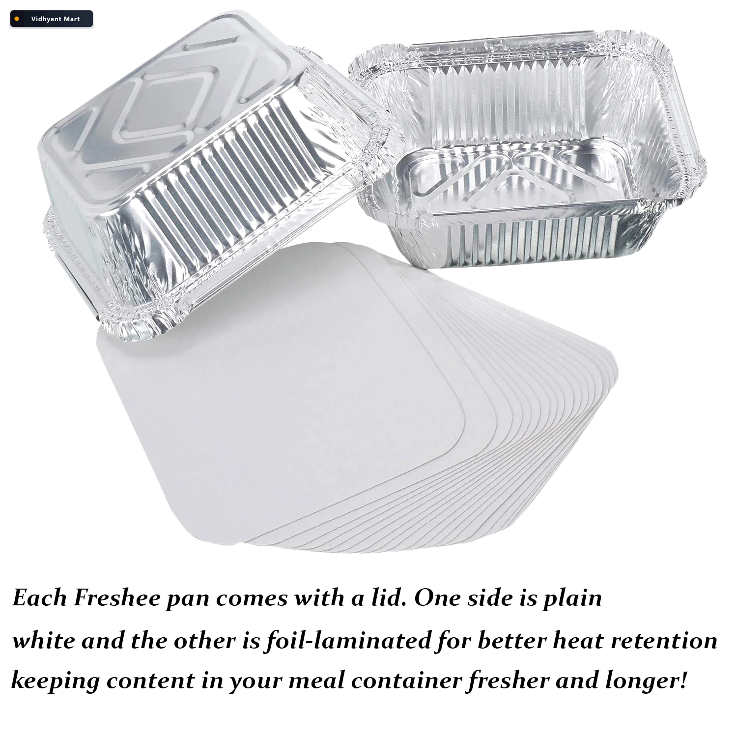 Vidhyant Mart Aluminium Food Container With Lid 450 Ml Leak Resi 3