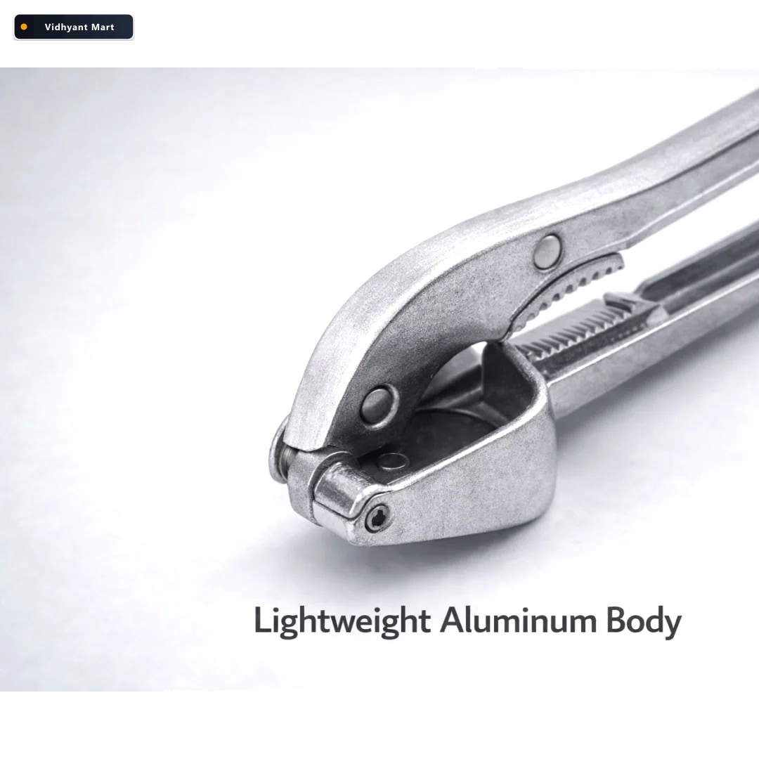 Vidhyant Mart Aluminum Garlic Press Easy To Use Kitchen Tool Too 3