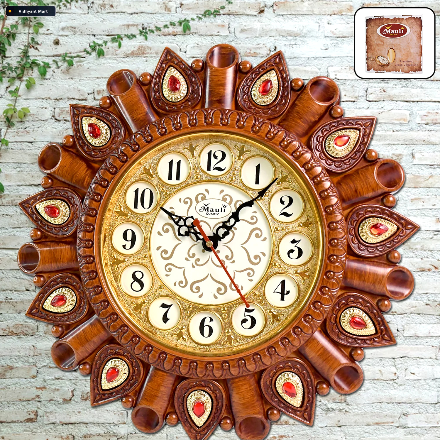 Vidhyant Mart Analog Wall Clock Stylish Modern Design For Home O 1