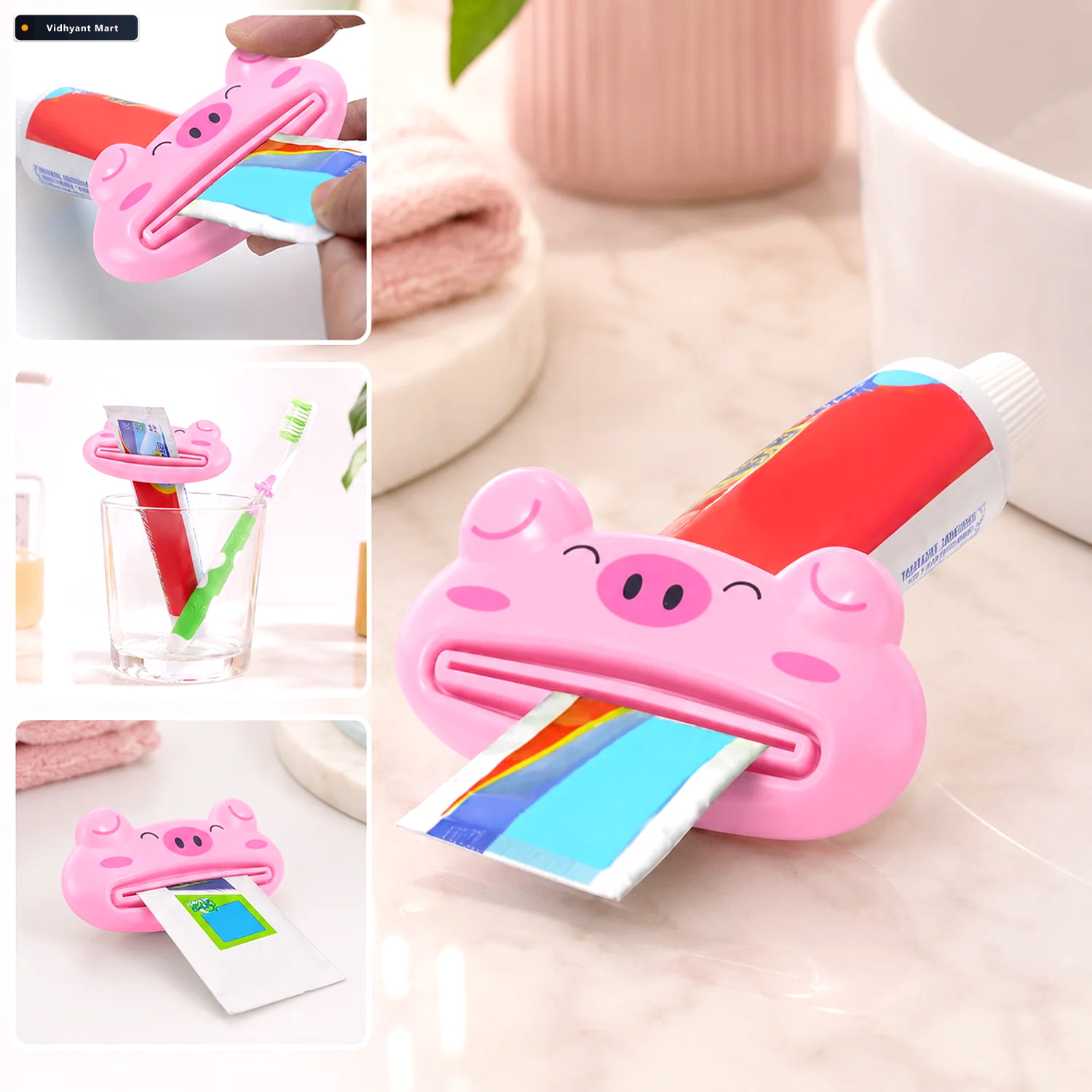 Vidhyant Mart Animal Toothpaste Tube Squeezer Easy And Eco Frien 1