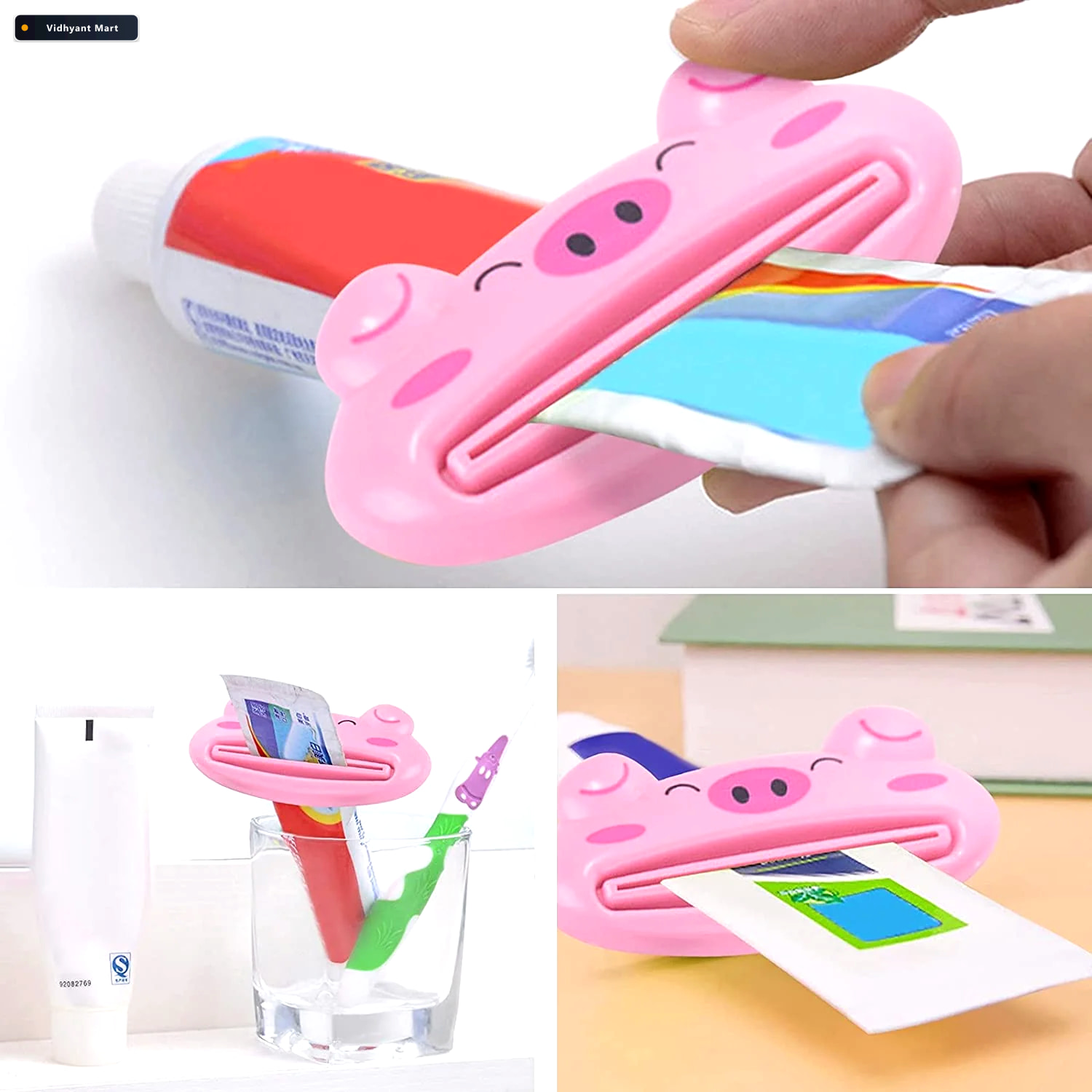 Vidhyant Mart Animal Toothpaste Tube Squeezer Easy And Eco Frien 3
