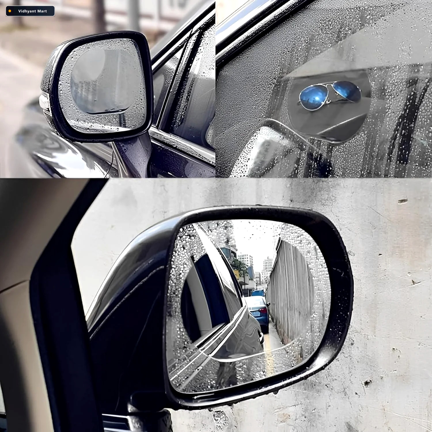 Vidhyant Mart Anti Fog Rearview Mirror Film Hd Clear Protective 1