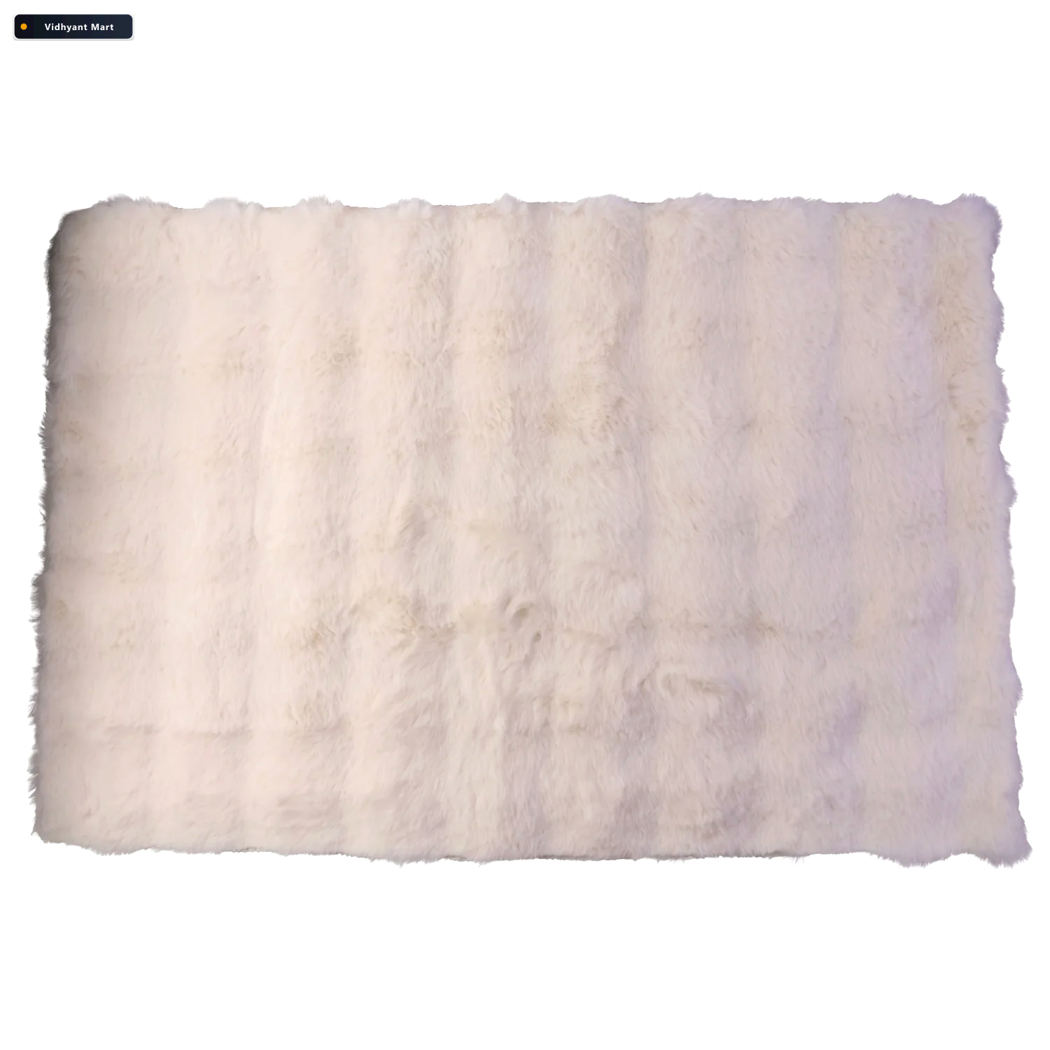 Vidhyant Mart Anti Slip Soft Fluffy Faux Fur Carpet Mat 92 X 56 4