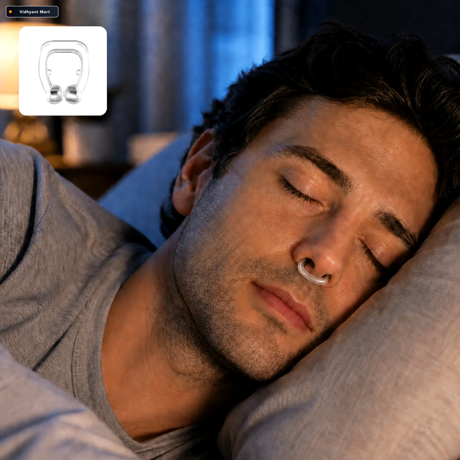 Vidhyant Mart Anti Snoring Device Comfortable Nose Clip For Bett 1