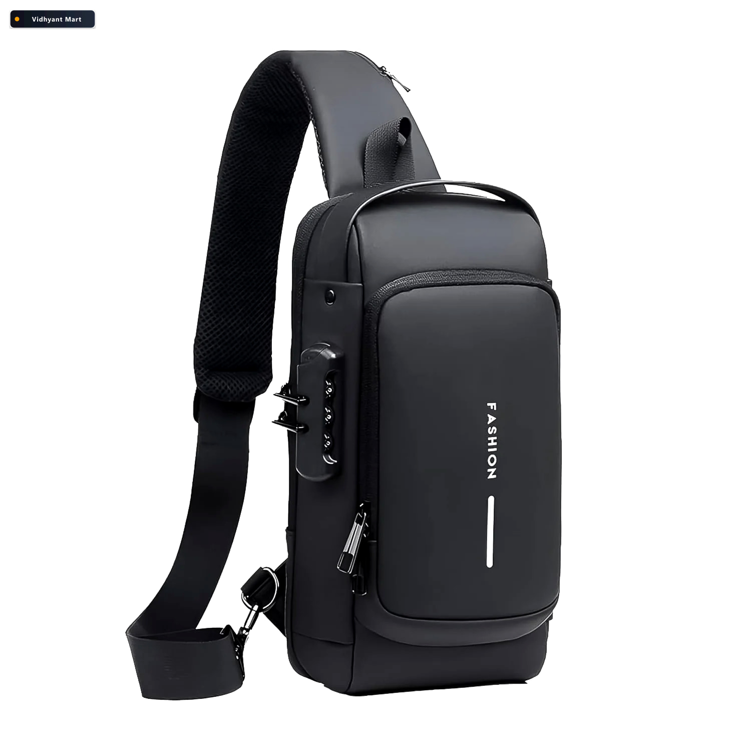Vidhyant Mart Anti Theft Crossbody Sling Bag Secure Usb Charging 4