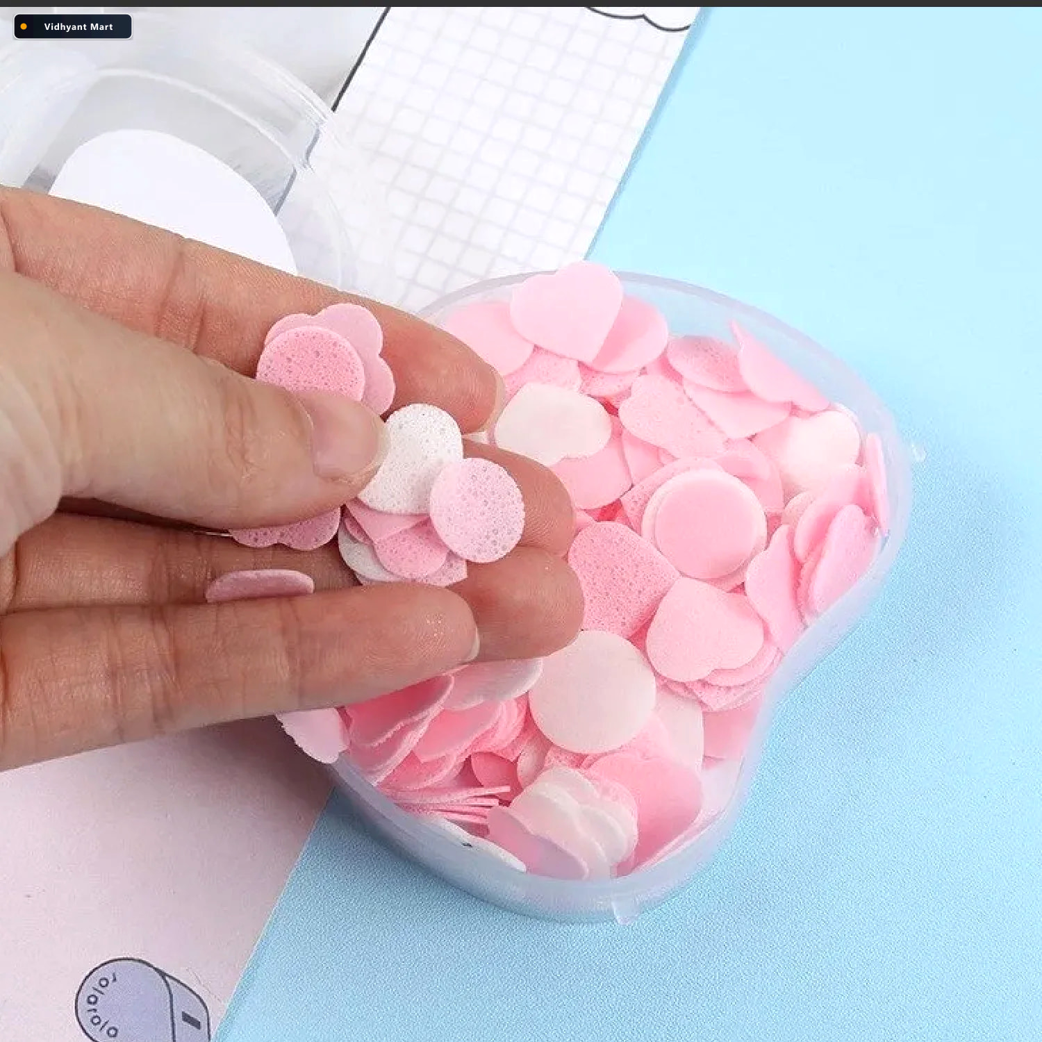 Vidhyant Mart Apple Shape Paper Soap For Travel Portable Hand Wa 2