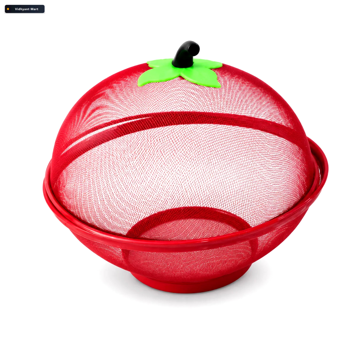 Vidhyant Mart Apple Shaped Metal Net Fruit Basket Stylish Kitche 4