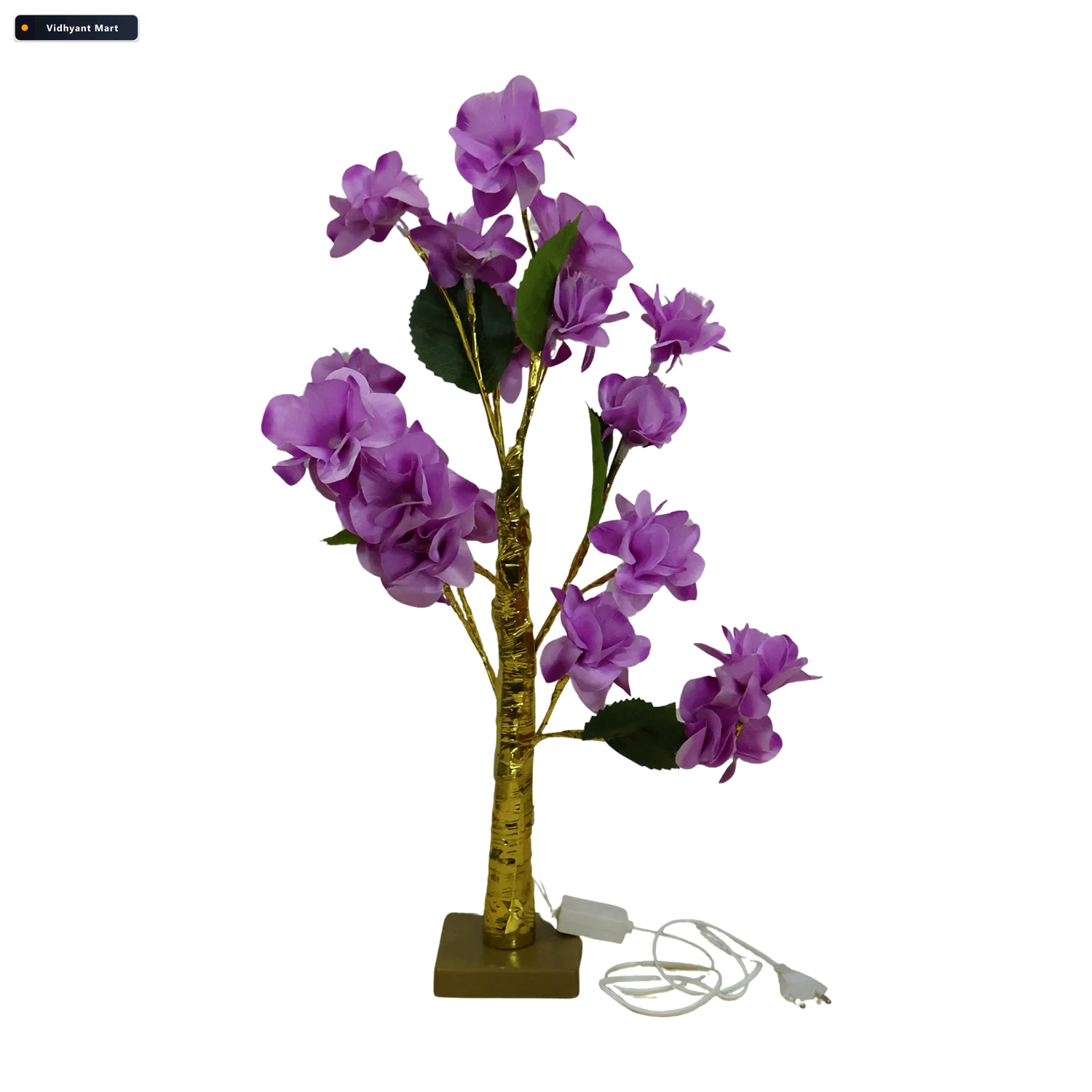 Vidhyant Mart Artificial Flower Led Decorative Lamp For Home Bed 4