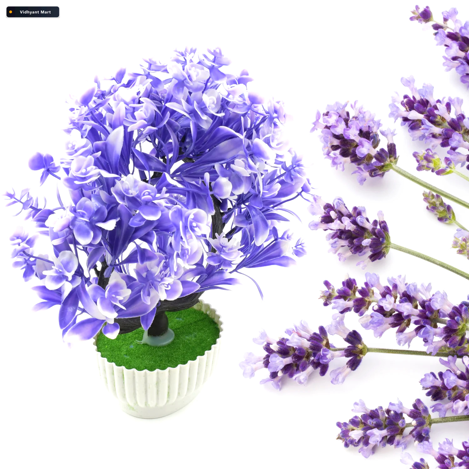 Vidhyant Mart Artificial Flower Plant With Pot Home Office Decor 4