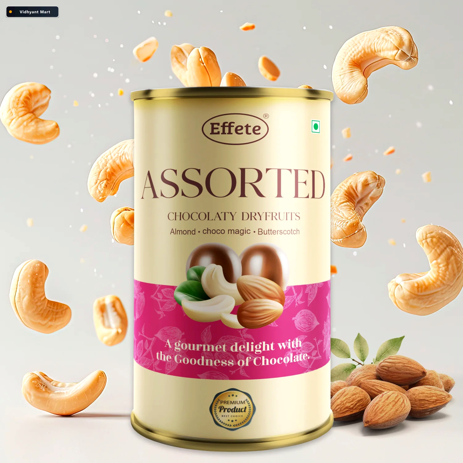 Vidhyant Mart Assorted Chocolate Box Crunchy Nuts Smooth Delight 2