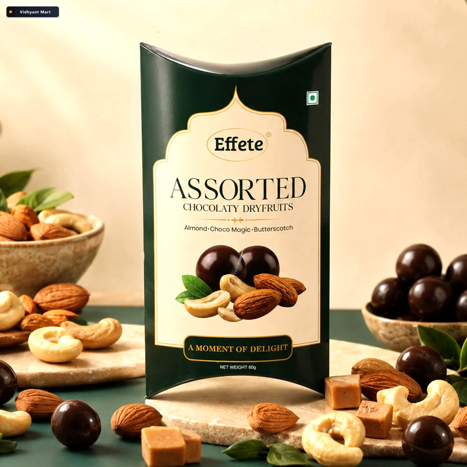 Vidhyant Mart Assorted Chocolaty Dryfruits Almond Choco Magic Bu 1