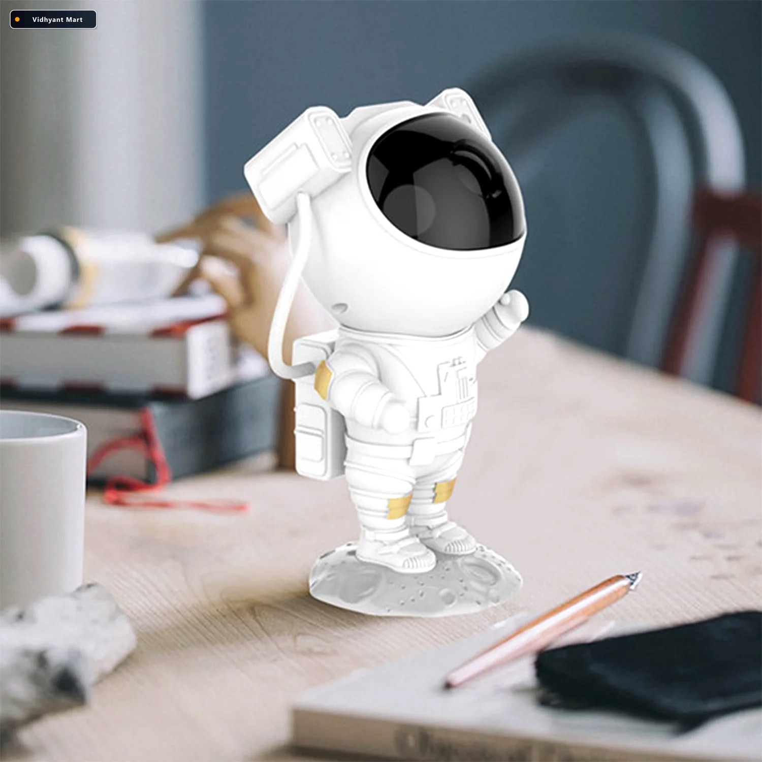 Vidhyant Mart Astronaut Galaxy Projector Starry Night Lamp Play 1