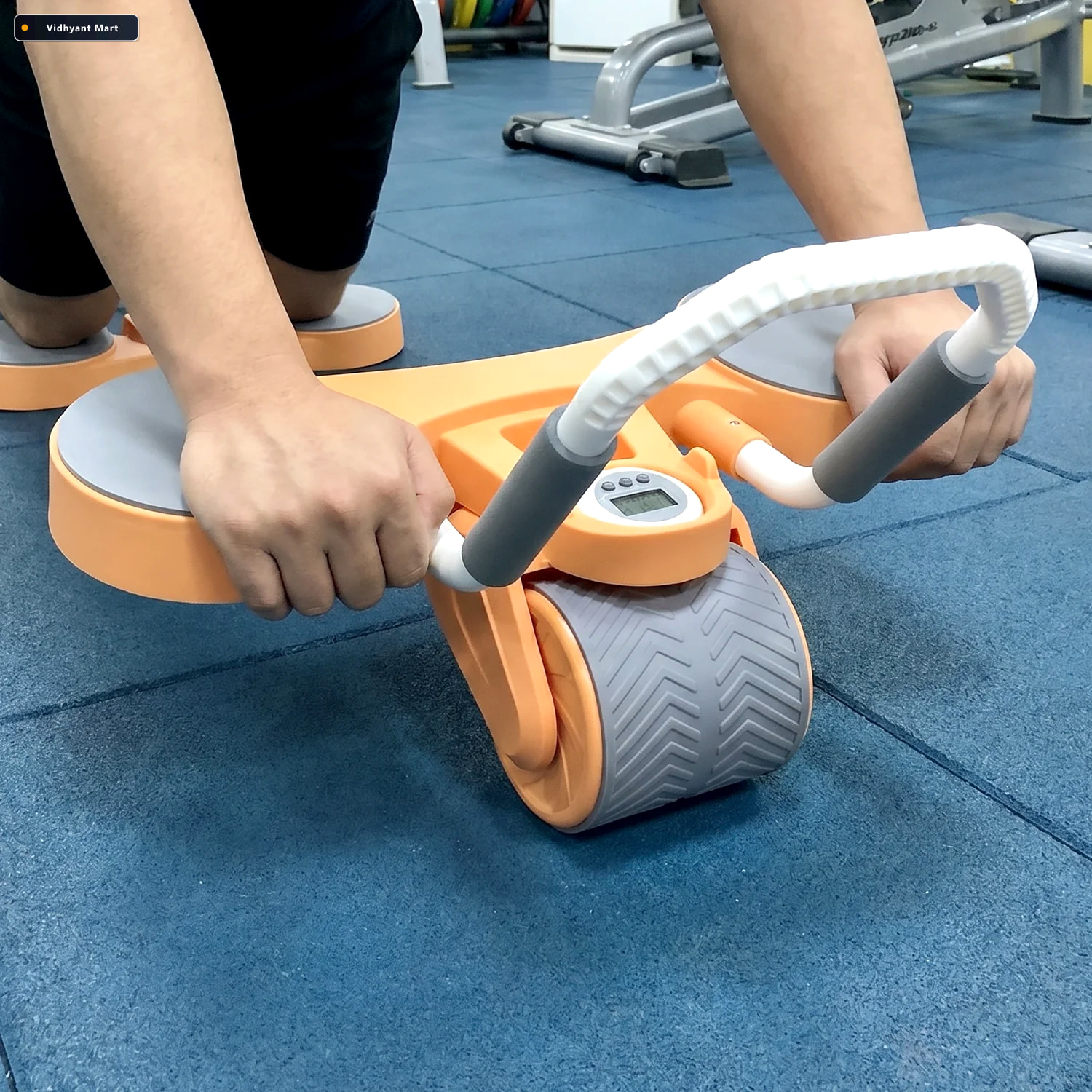 Vidhyant Mart Automatic Rebound Abdominal Exercise Roller Wheel 2