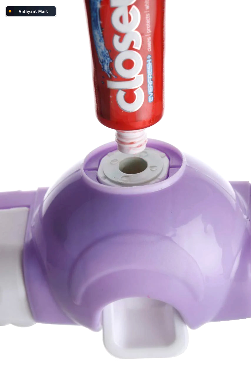 Vidhyant Mart Automatic Toothpaste Dispenser Wall Mount Toothbru 2