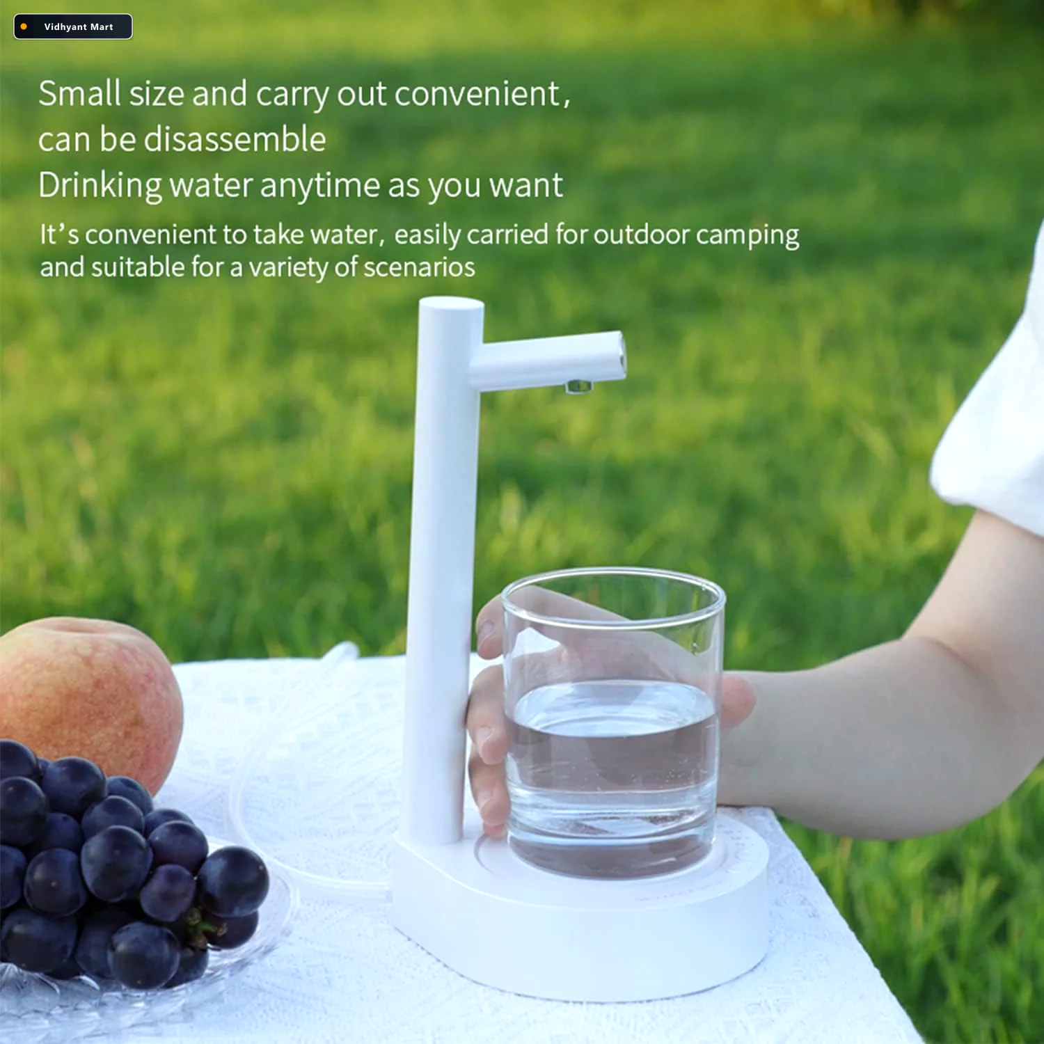 Vidhyant Mart Automatic Water Dispenser Usb Rechargeable Portabl 2